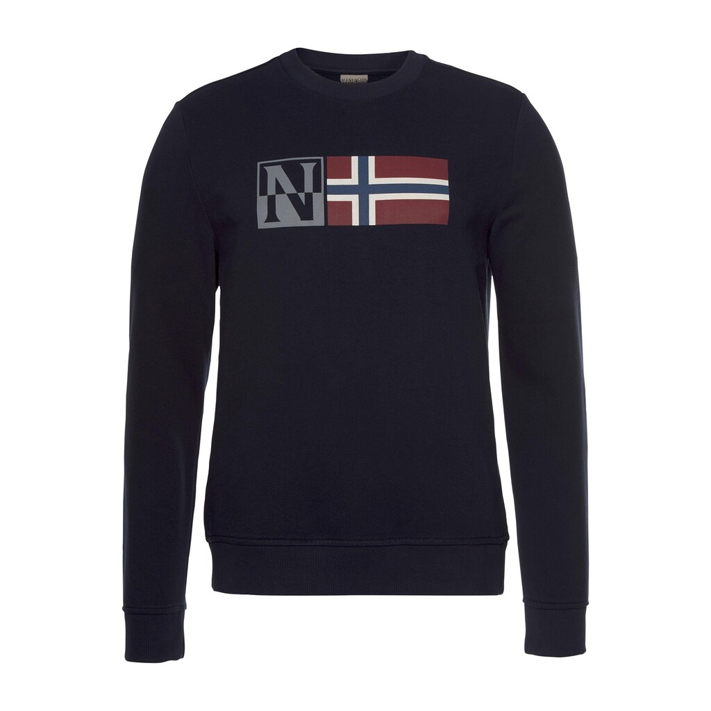 Napapijri Sweatshirt, mit großem Logoprint