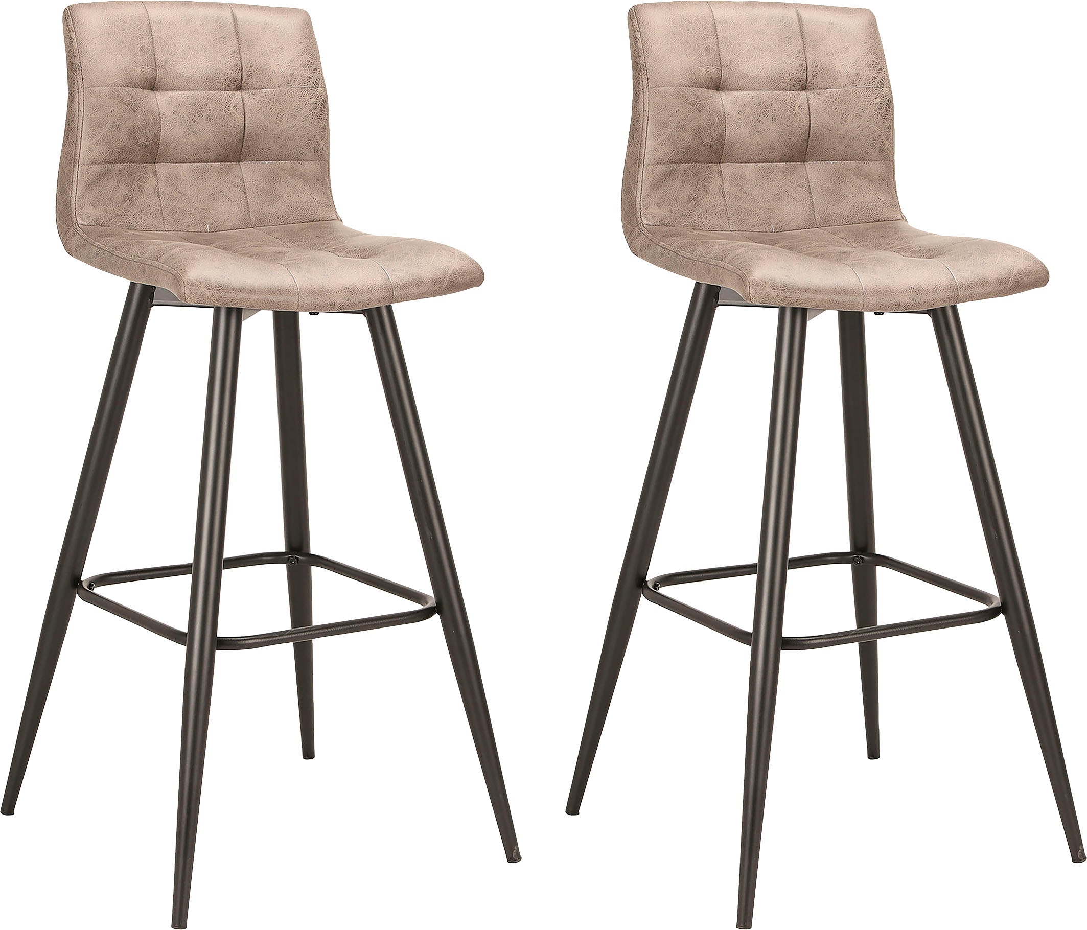 byLIVING Barhocker "Simone" Set, 2er, 2 Stk. tlg. 2er Set, Vintage braun od günstig online kaufen