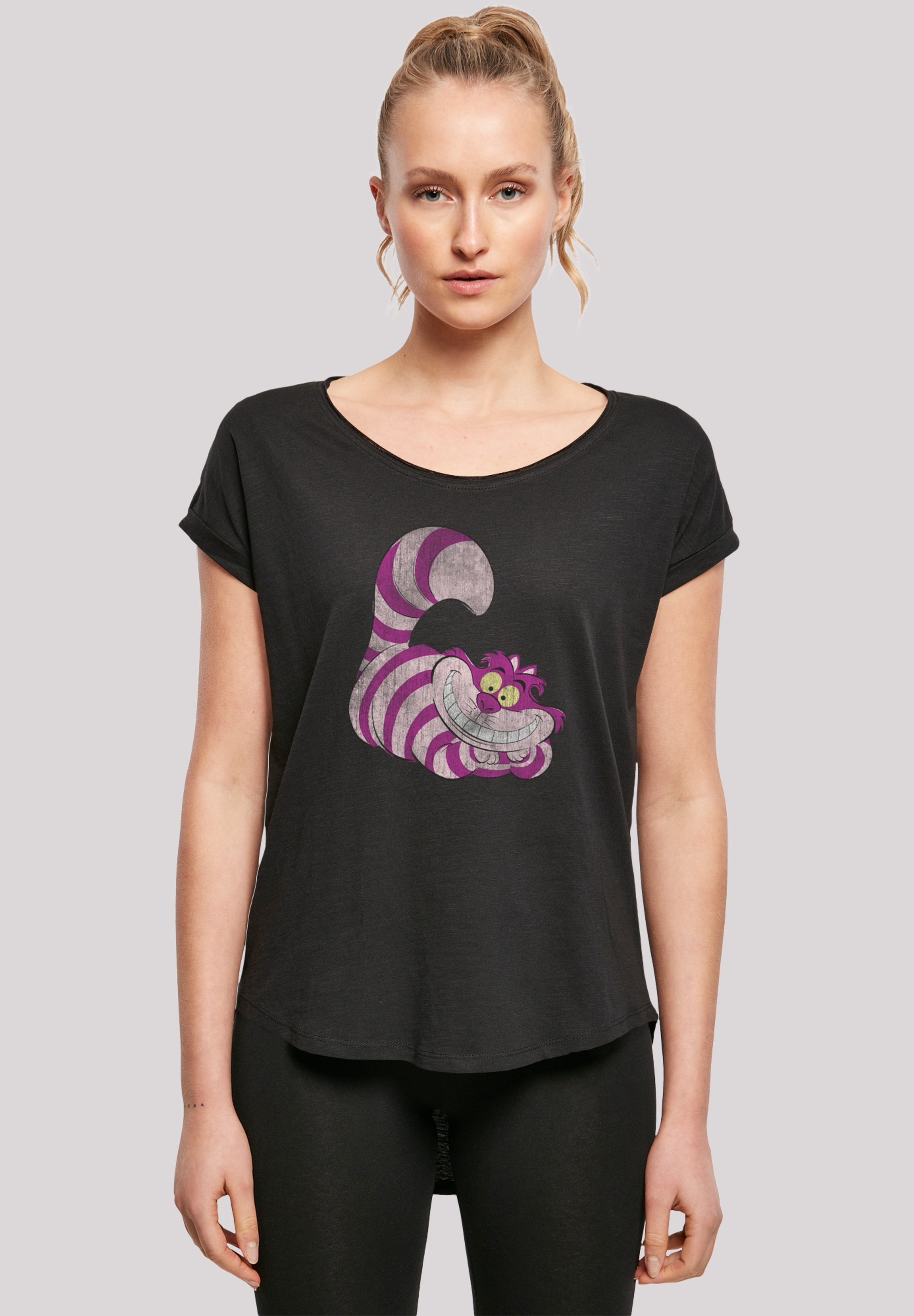 F4NT4STIC T-Shirt »Alice in Wonderland Cheshire Cat«, Print