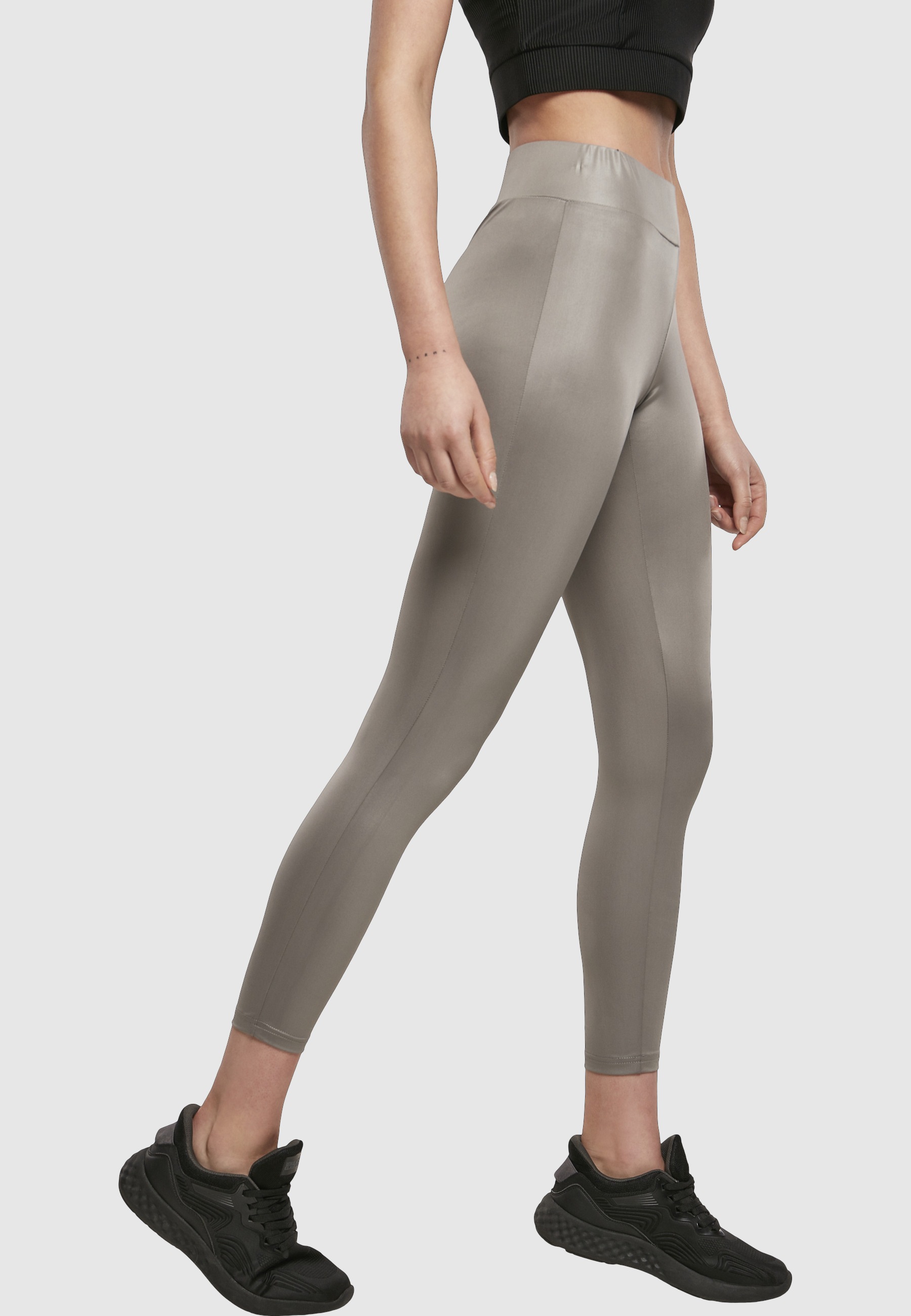 URBAN CLASSICS Leggings »Urban Classics Damen Ladies Synthetic Leather Leggings«