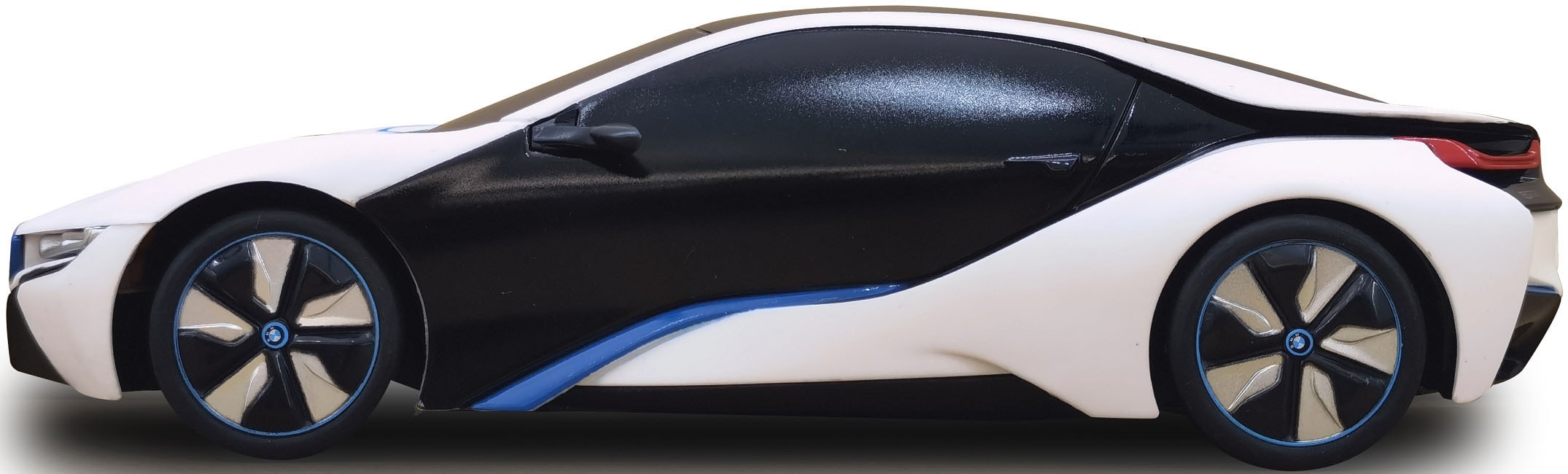 Jamara RC-Auto »BMW I8 1:24 weiß/gelb 2,4GHz UV Photochromic Serie«