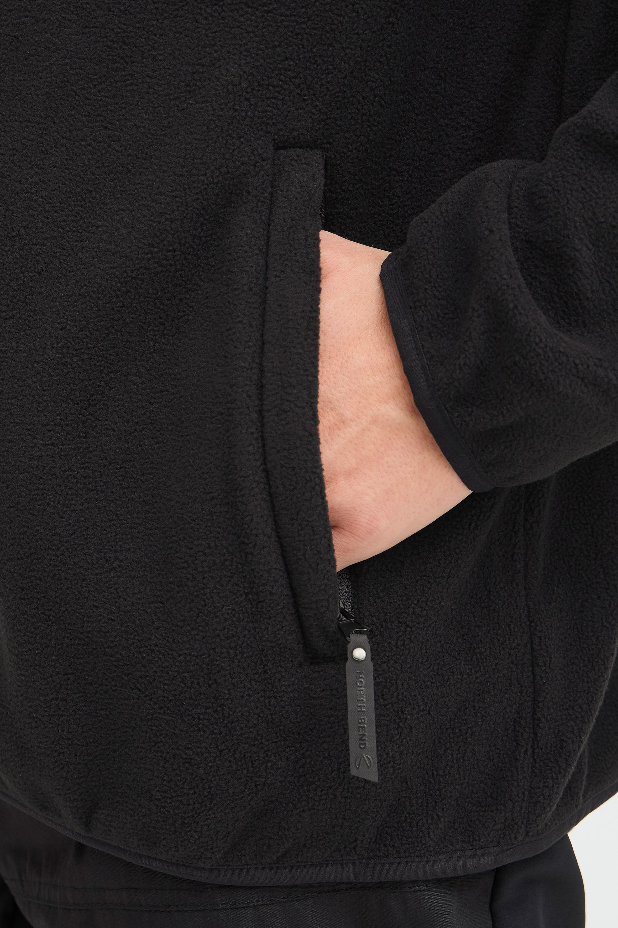 North Bend Fleecejacke »Fleecejacke NBDean M«, ohne Kapuze