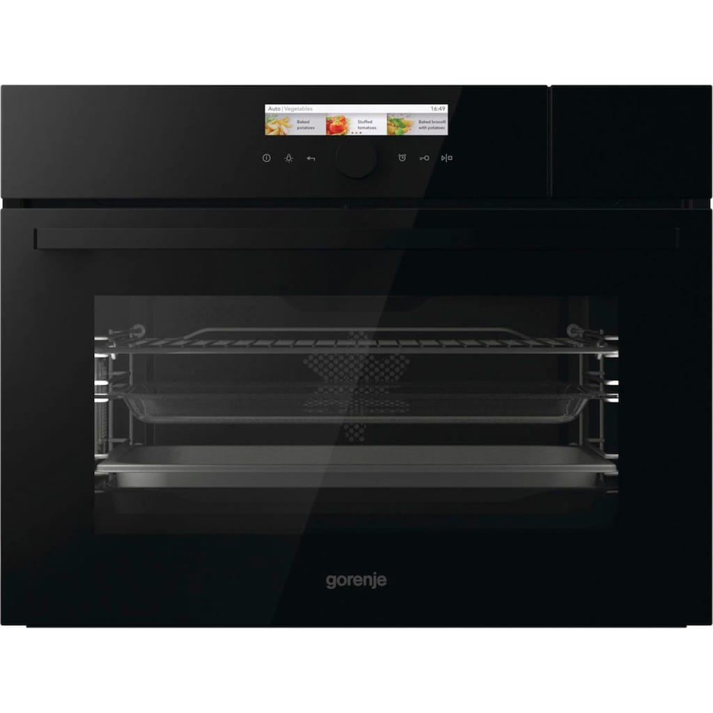 GORENJE Backofen mit Mikrowelle »BCMS 598 S19BG«, BCMS 598 S19BG, Aqua-Reinigungsfunktion