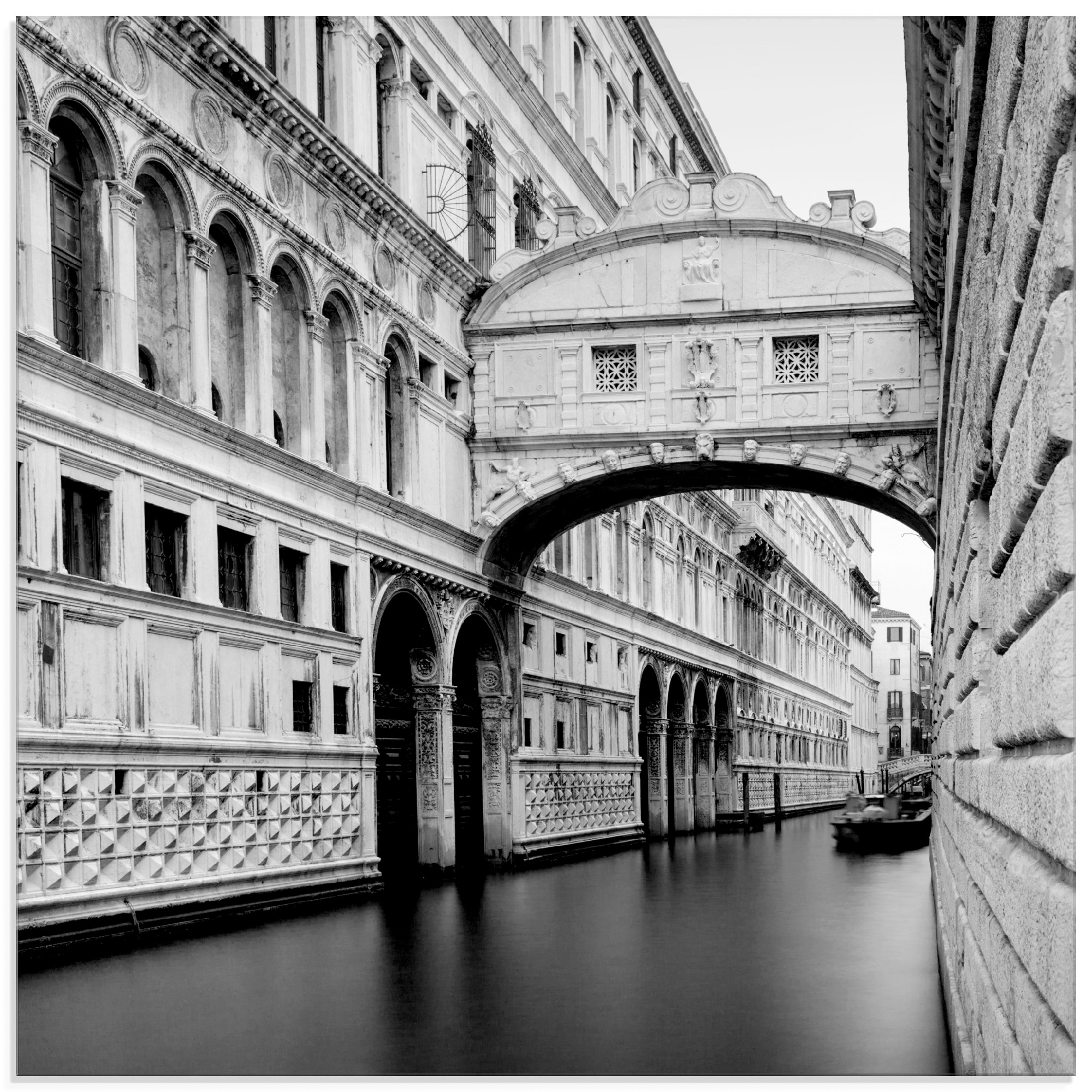 Artland Glasbild "Seufzerbrücke", Italien, (1 St.), in verschiedenen Größen