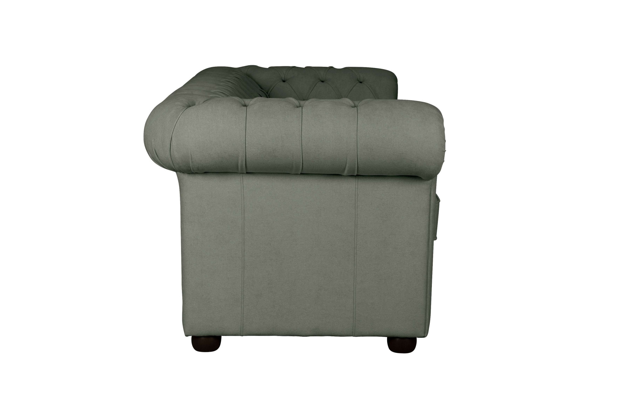 Home affaire 2-Sitzer »CHARENTE, Chesterfield-Sofa, Wellenfederung, Maße: B/T/H: 147/89/74 cm«, mit edler Knopfheftung und typischen Armlehnen