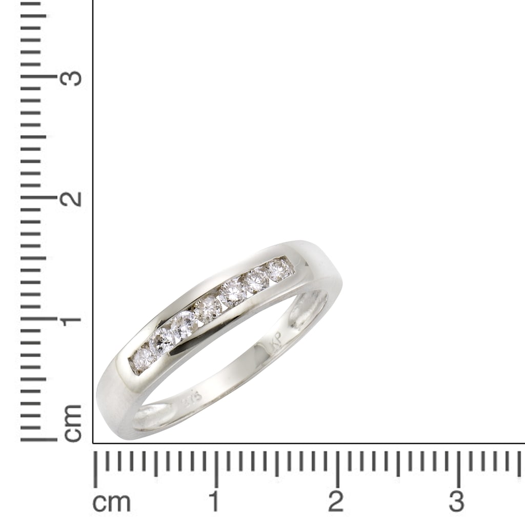 Diamonds by Ellen K. Fingerring »375/- Weißgold Brillant 0,25ct.«