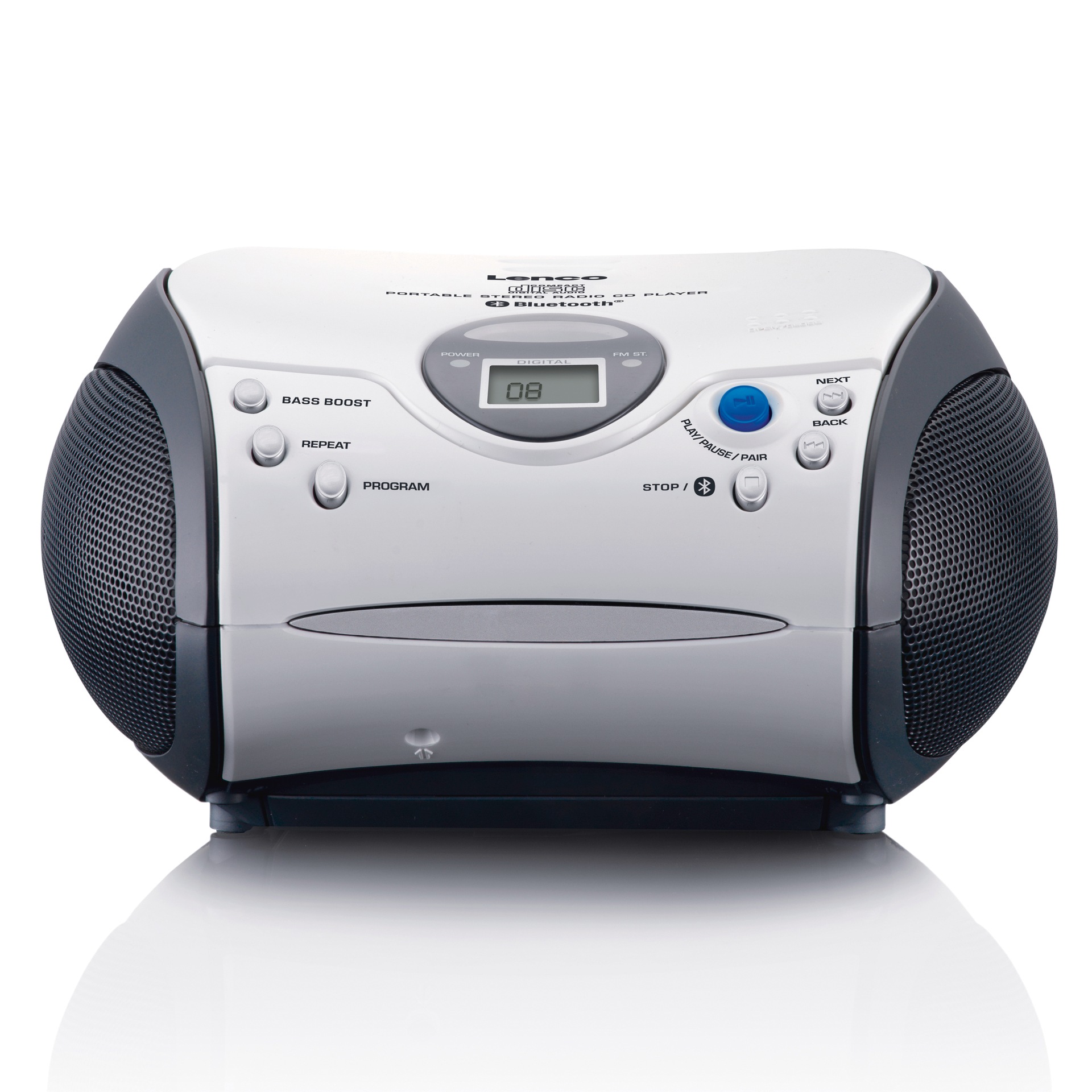 Lenco Radio »SCD-24BT WHBK | Tragbarer CD-Player«, - BAUR (FM-Tuner)