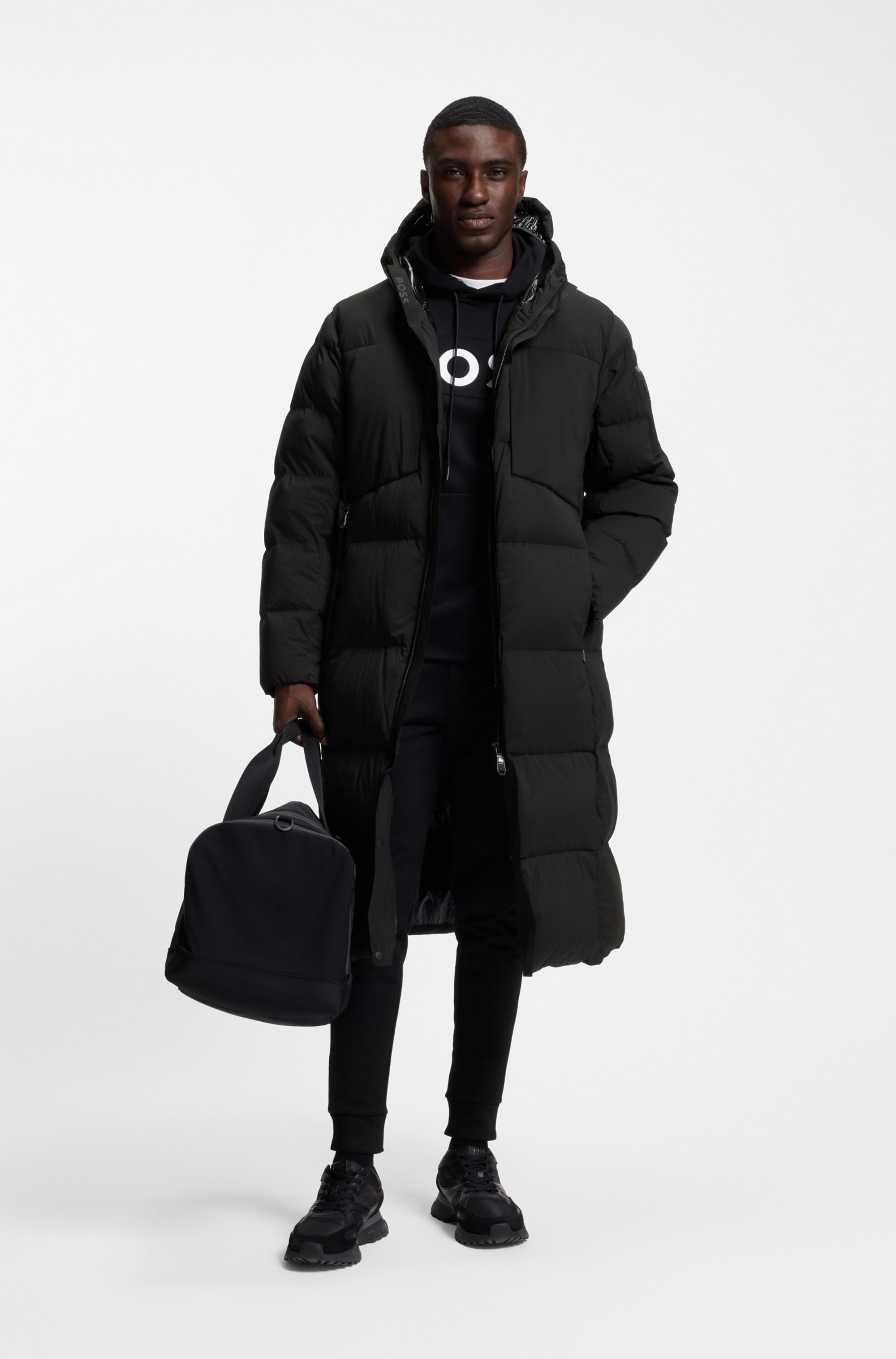 BOSS GREEN Steppmantel »OW Riplite Coat HD« 2-Wege-Zipper, Regular Fit, 4-Wege-Stretch-Qualität