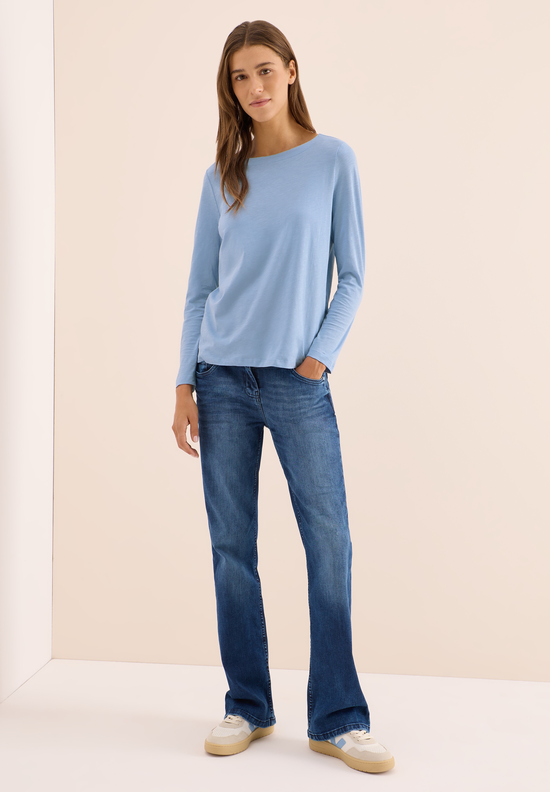 Cecil Langarmshirt, aus reiner Baumwolle