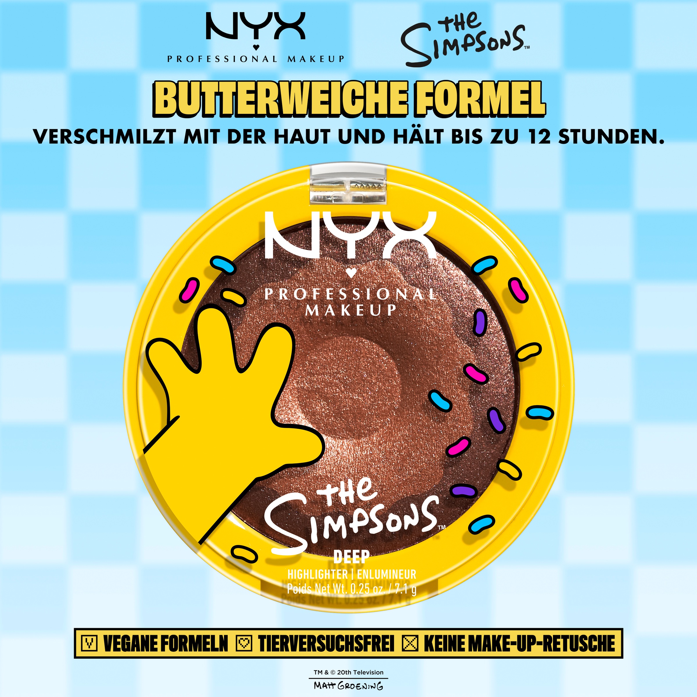 NYX PROFESSIONAL MAKEUP Highlighter »HOMER SIMPSON HIGHLIGHTER«