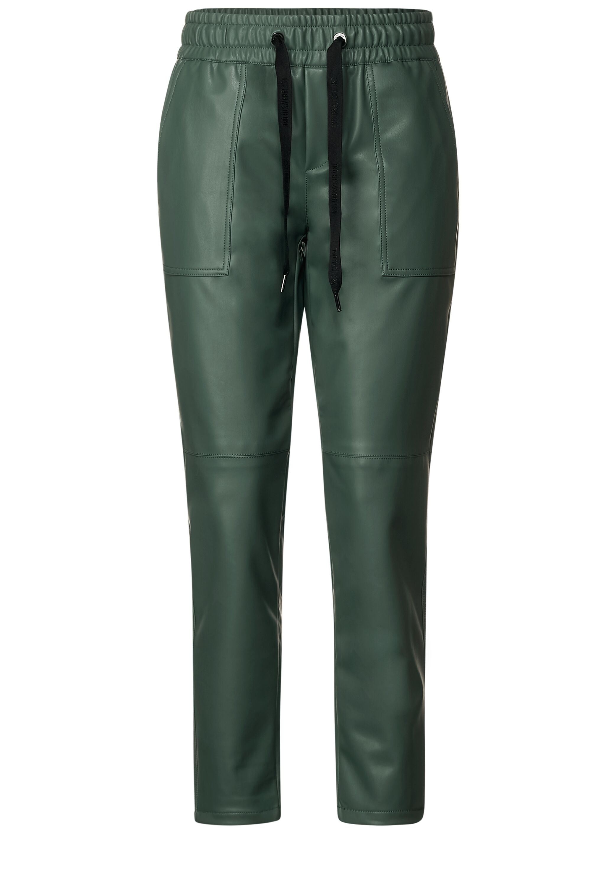 STREET ONE Lederhose, Middle Waist