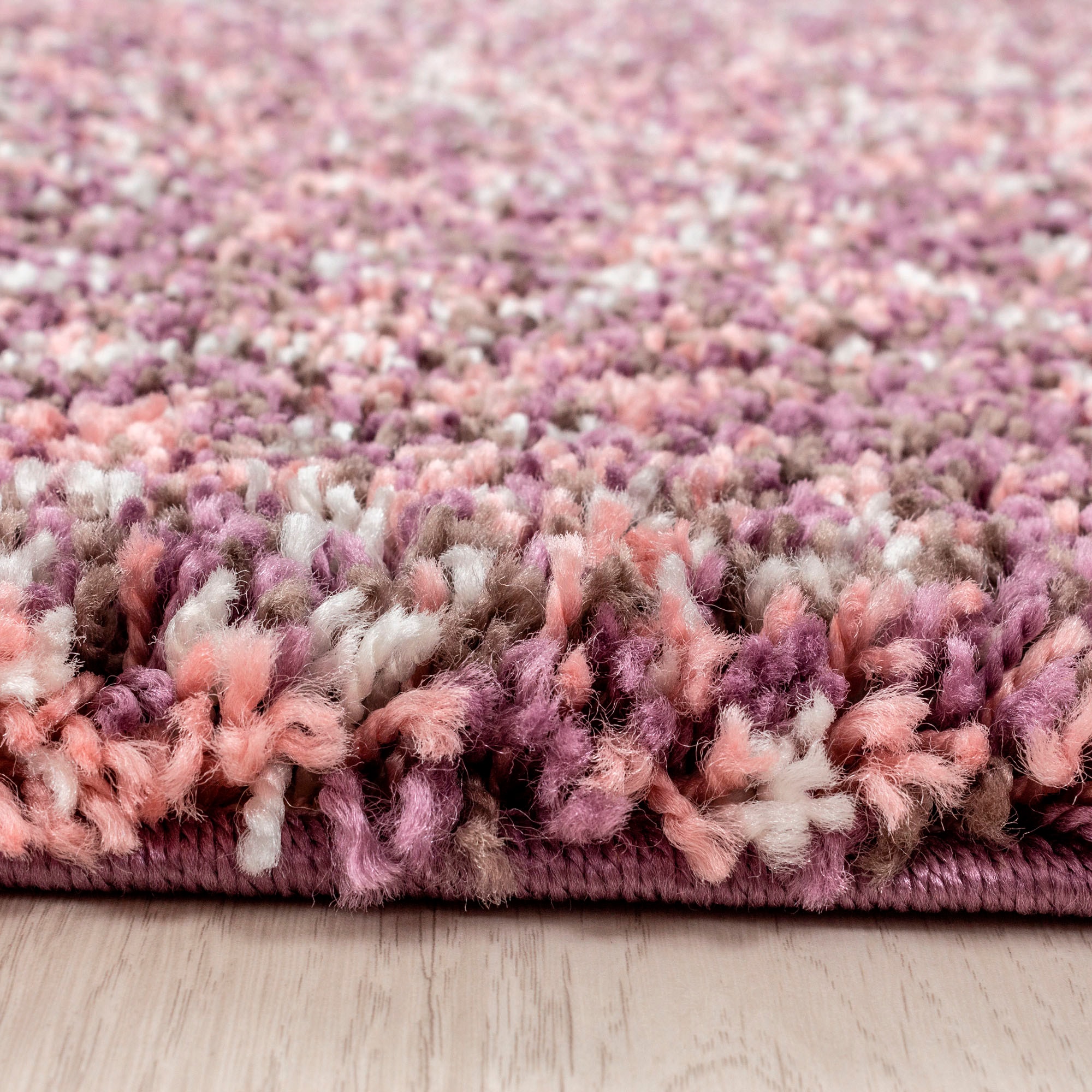 Ayyildiz Teppiche Hochflor-Teppich »Enjoy Shaggy«, rund, 50 mm Höhe, melierter Langflor, Wohnzimmer