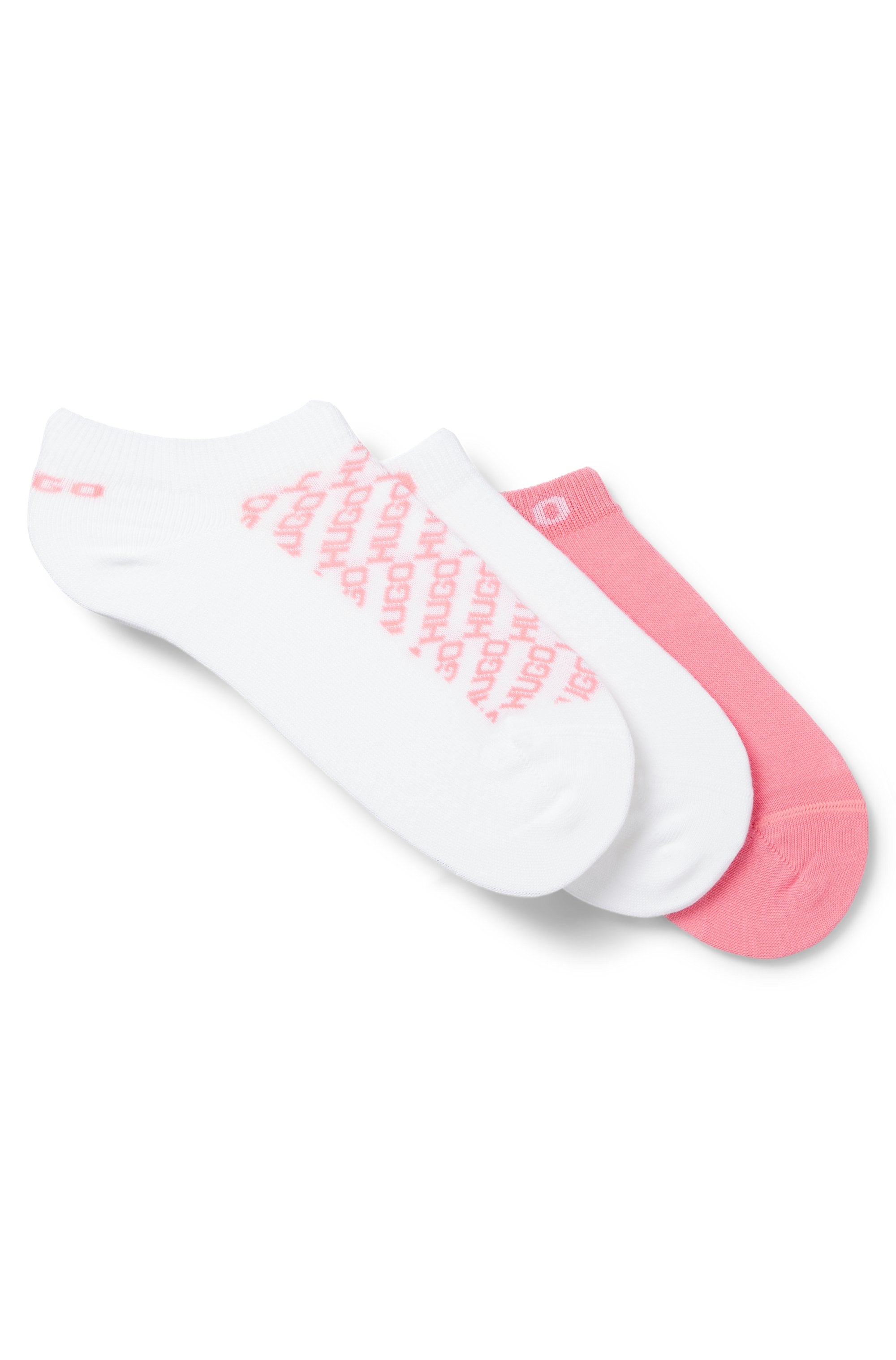 HUGO Underwear Sneakersocken "3P AS SLANTMONO CC W", (3 Paar), mit Logo Det günstig online kaufen