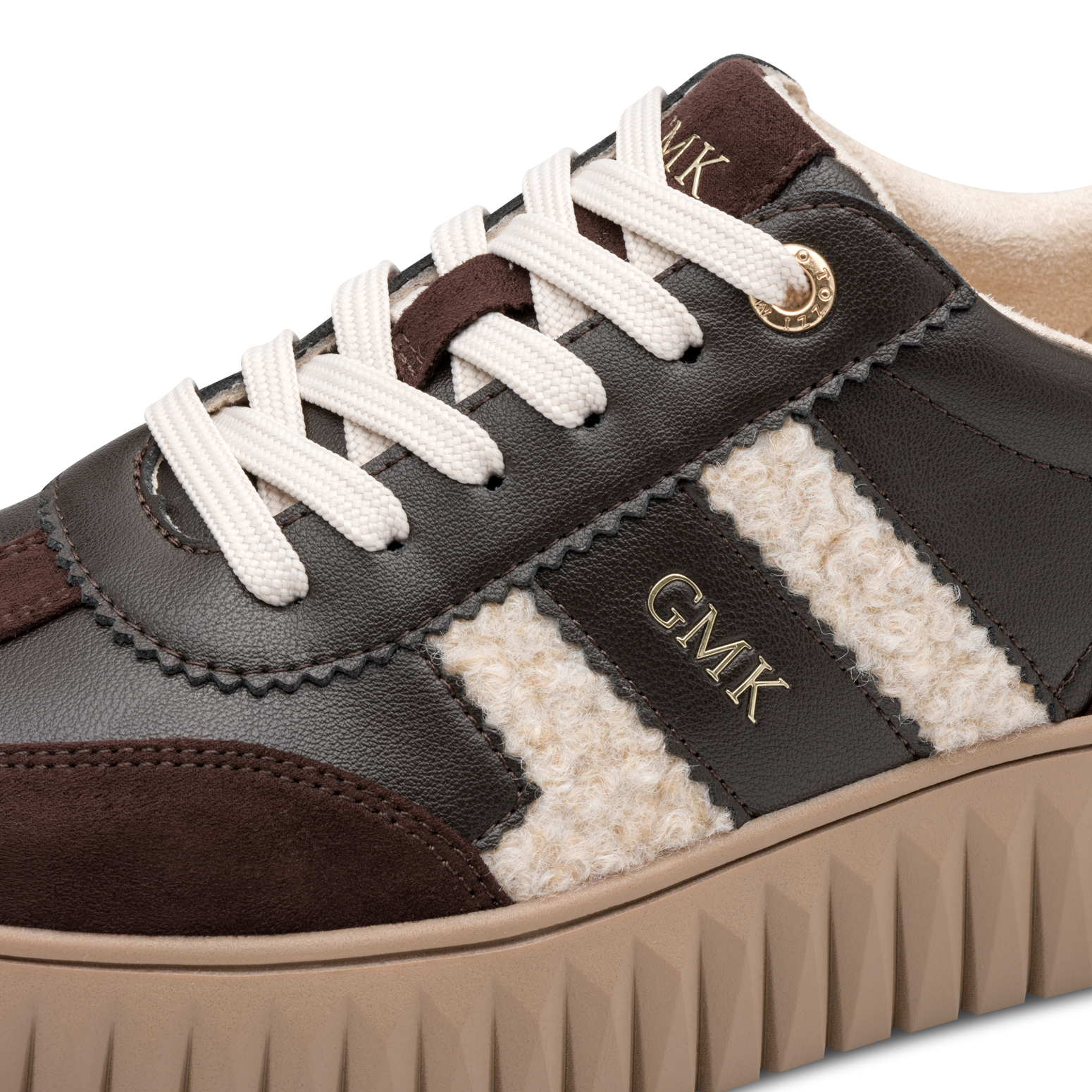 MARCO TOZZI by GMK Plateausneaker  Freizeitschuh, Halbschuh, Schnürer im Retro-Look und Eye-Catcher Sohle