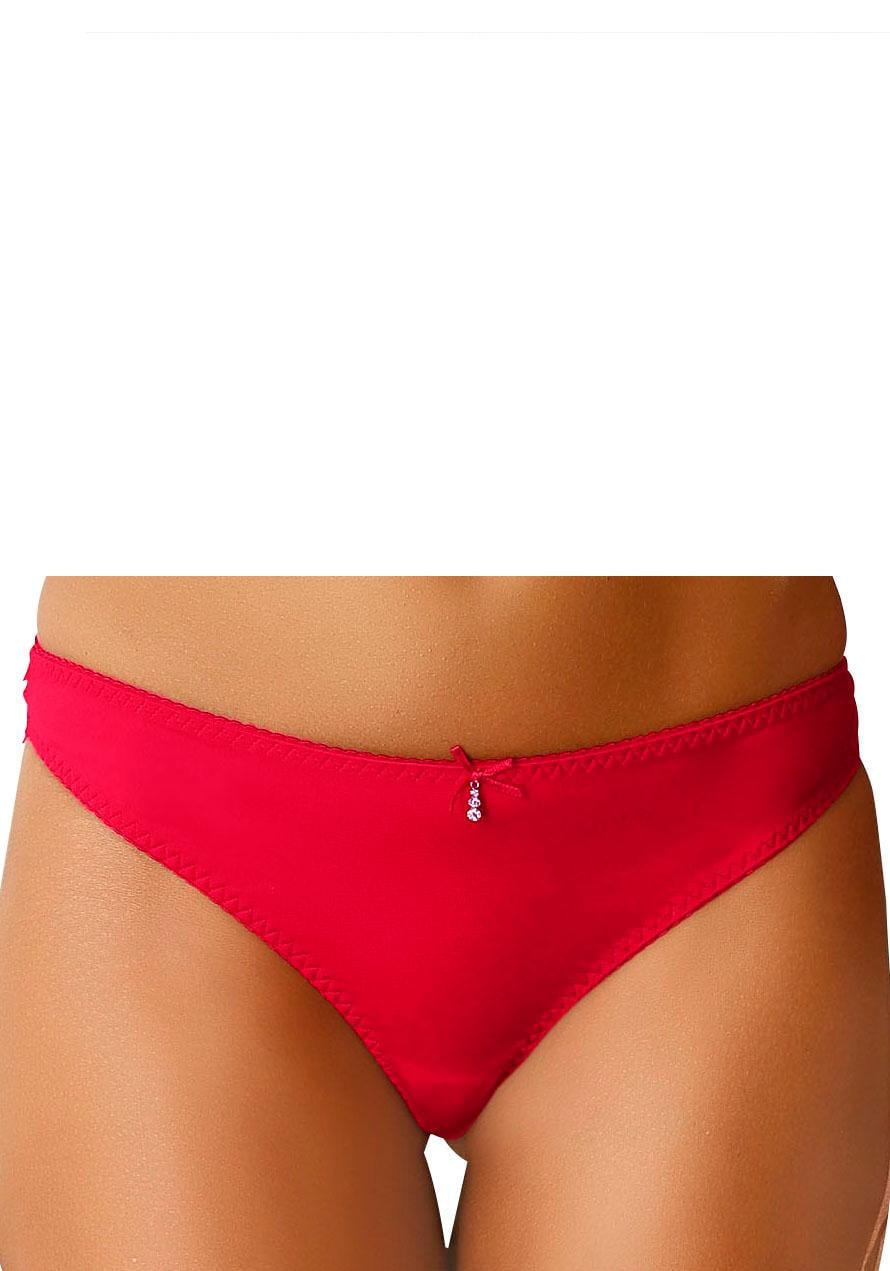 s.Oliver Stringpanty, aus modischer, dezent transparenter Spitze | BAUR