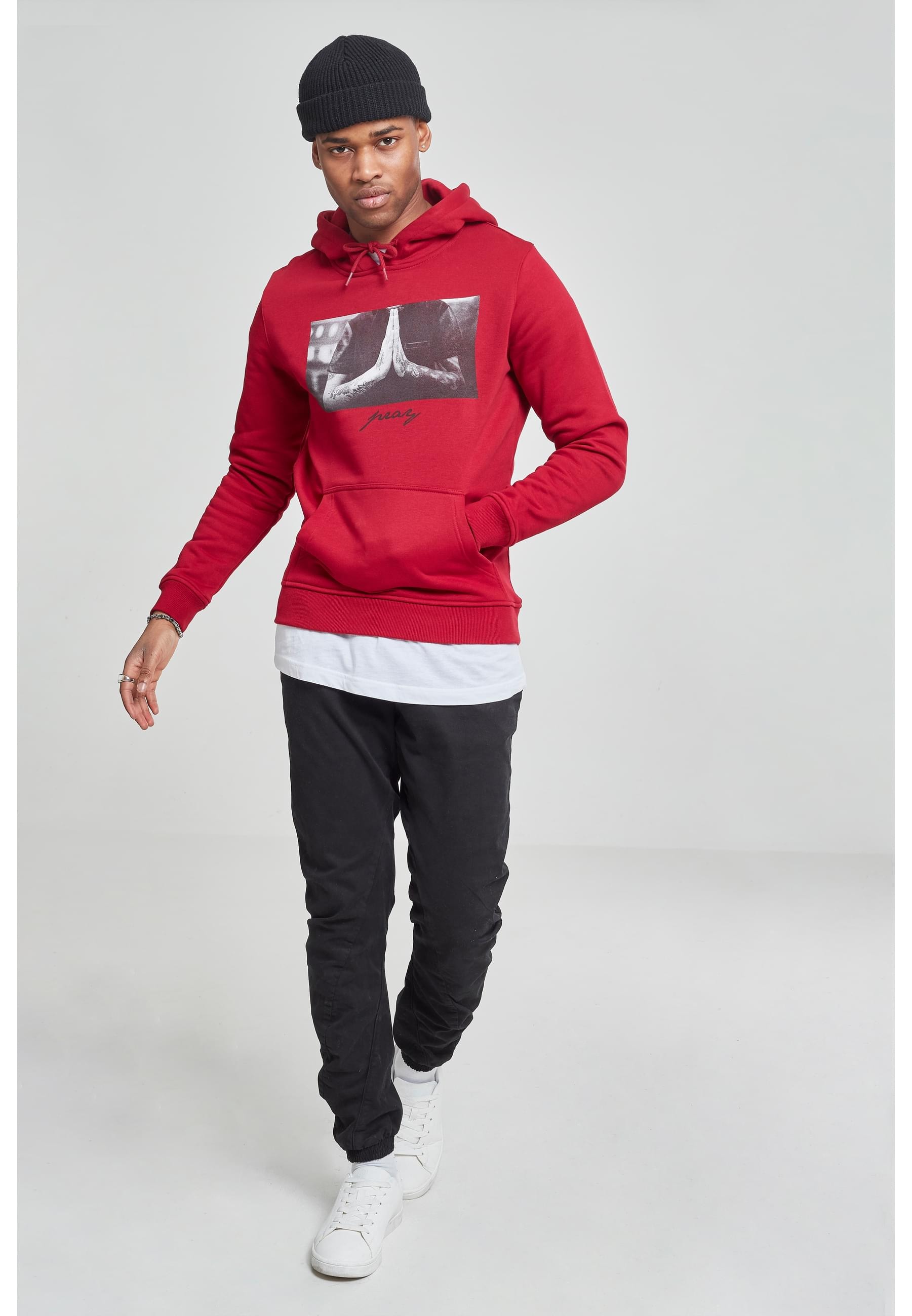 MisterTee Sweatshirt »MisterTee Herren Pray Hoody«, (1 tlg.)