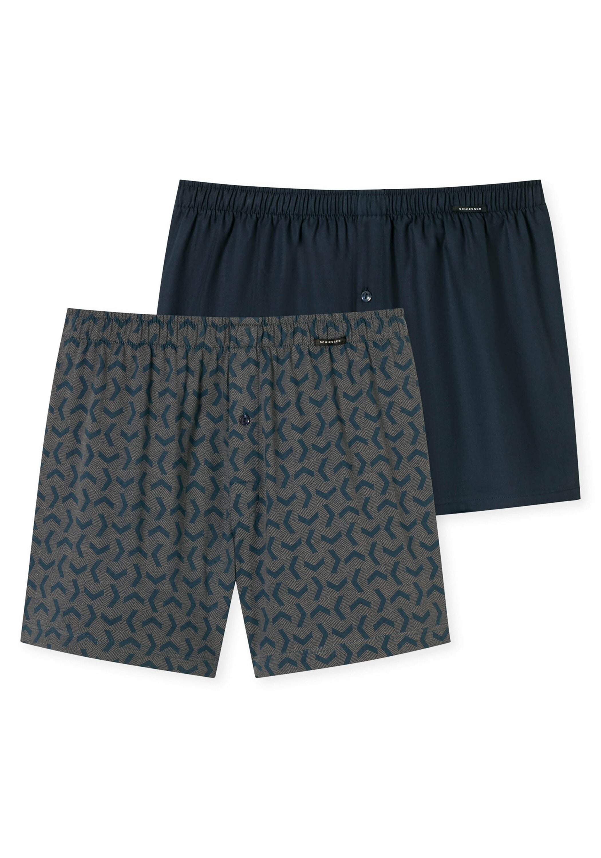 Schiesser Boxershorts "Web-Boxershorts 2er Pack"