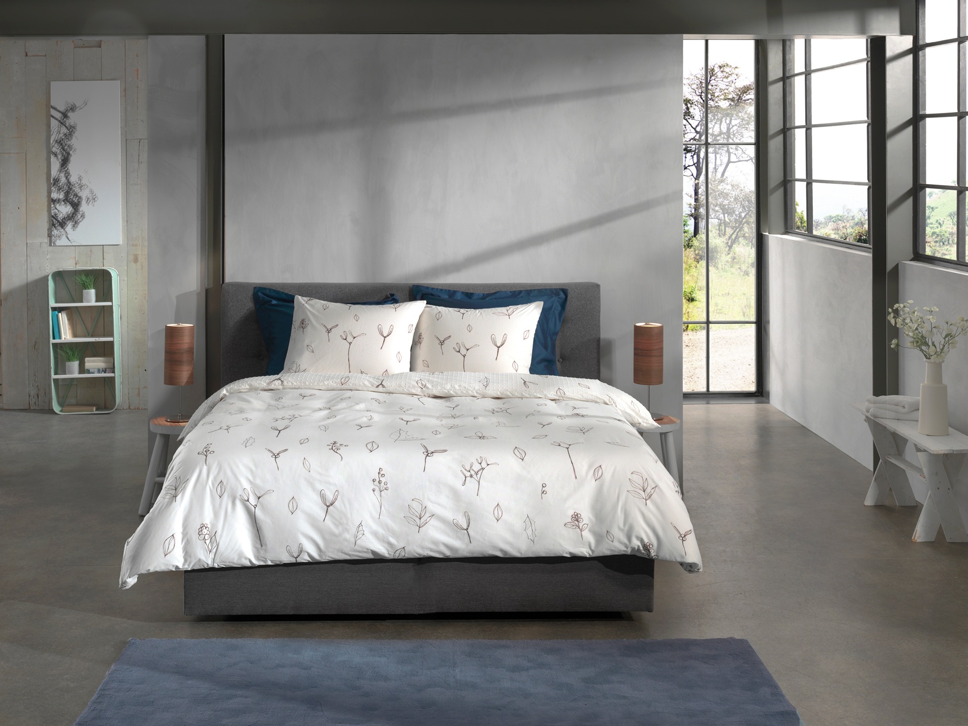 Heckett & Lane Bettwäsche »Heckettlane Bettwäsche Fresia« 2 Bettwäsche aus 100% Baumwolle, hochwertige Renforcé, ab 135x200 cm.