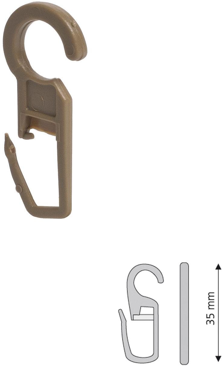 Liedeco Faltenlegehaken, für Gardinenringe Öse 10 mm
