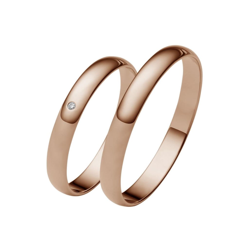 Firetti Trauring »Schmuck Geschenk Gold 375 Hochzeit Ehering "LIEBE"«