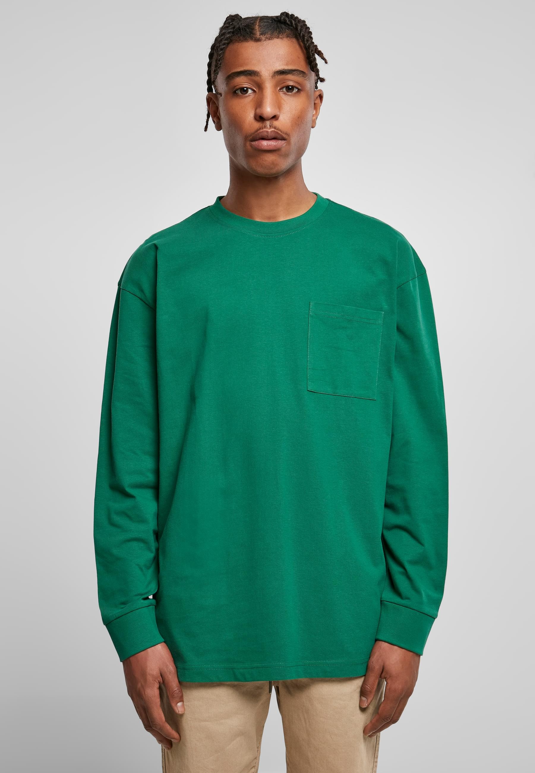 URBAN CLASSICS T-Shirt »Urban Classics Herren Heavy Oversized Pocket Longsleeve«, (1 tlg.)