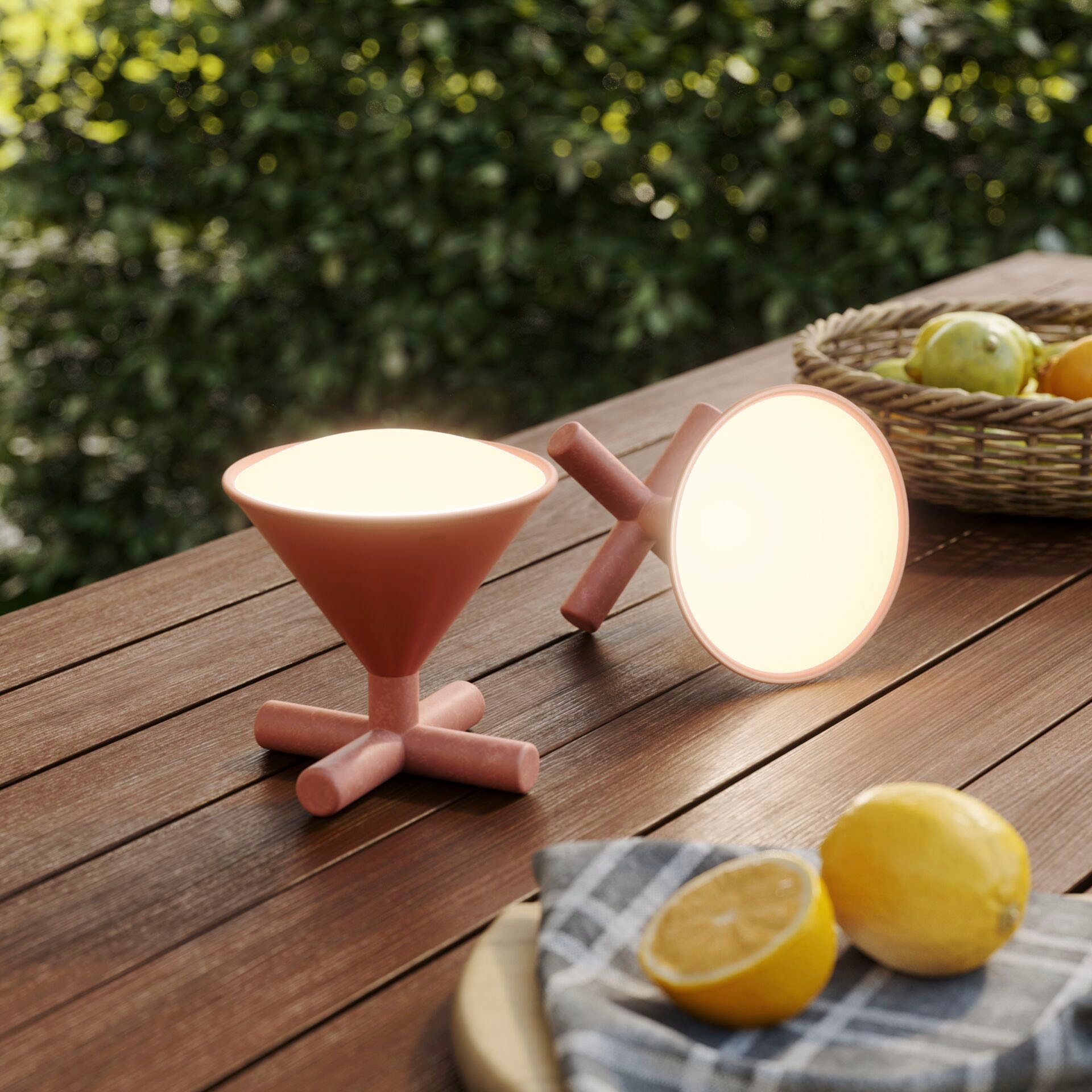 Umbra Dekolicht »Cono Portable Smart Lamp«, Tragbare Matter-kompatible Leuchte im verspielten Design