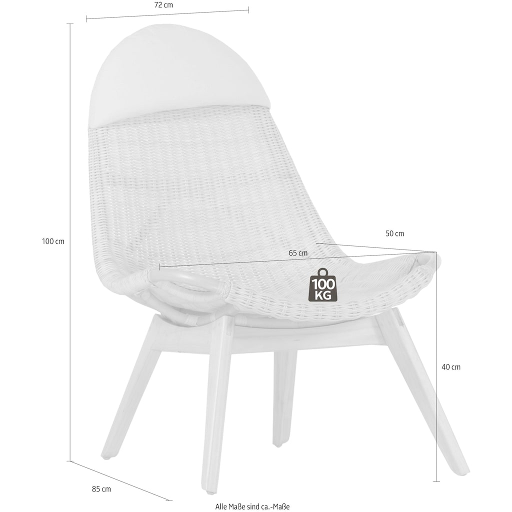 Gutmann Factory Rattanstuhl »Fenno«