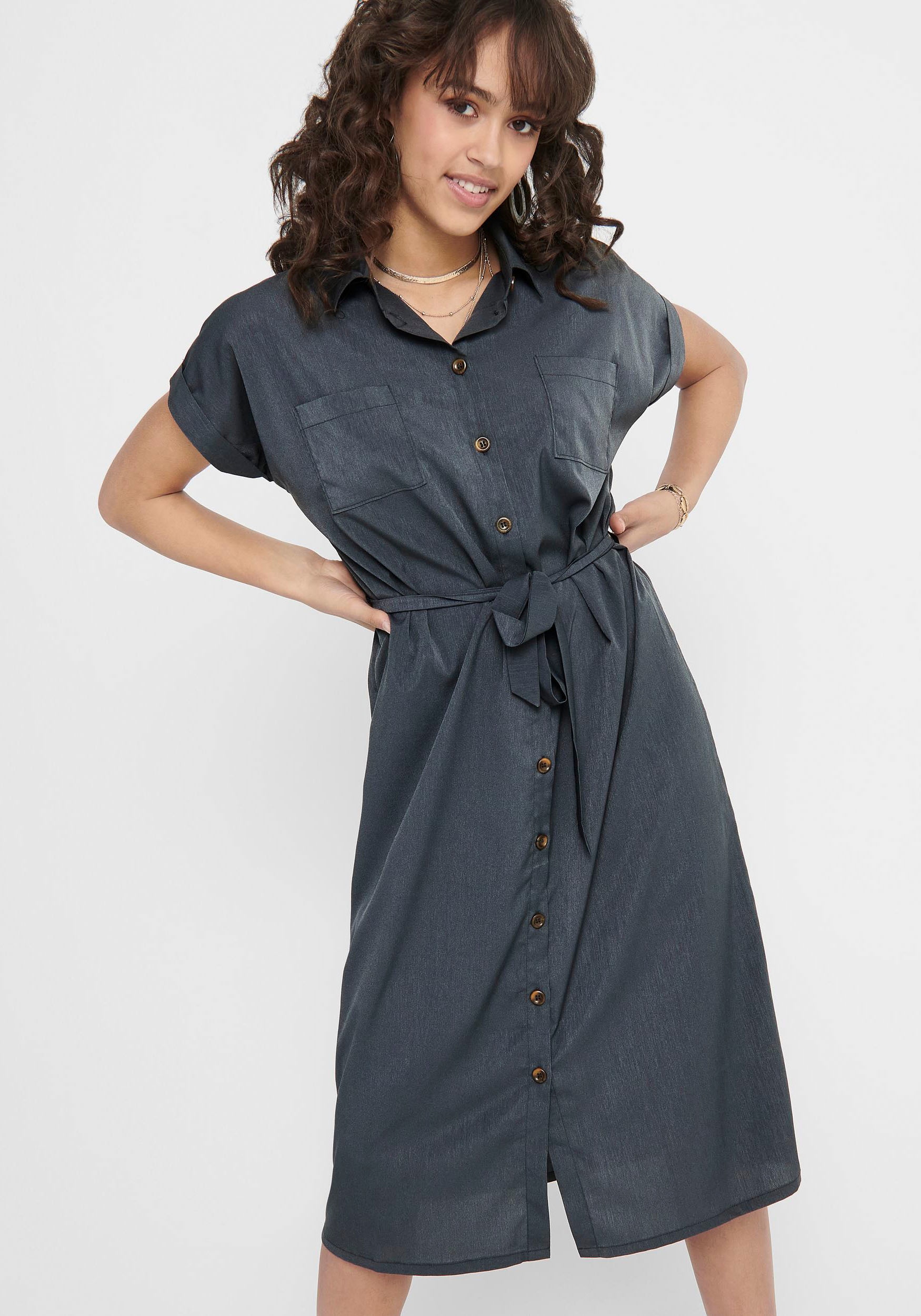 »ONLHANNOVER BAUR kaufen ONLY WVN« SHIRT S/S DRESS NOOS | Hemdblusenkleid online