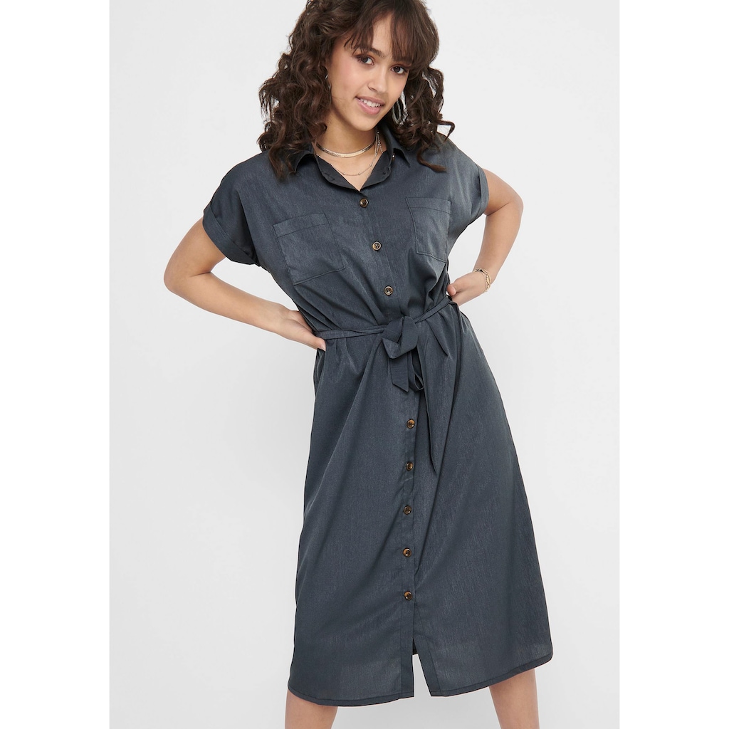 ONLY Hemdblusenkleid »ONLHANNOVER S/S SHIRT DRESS NOOS WVN«