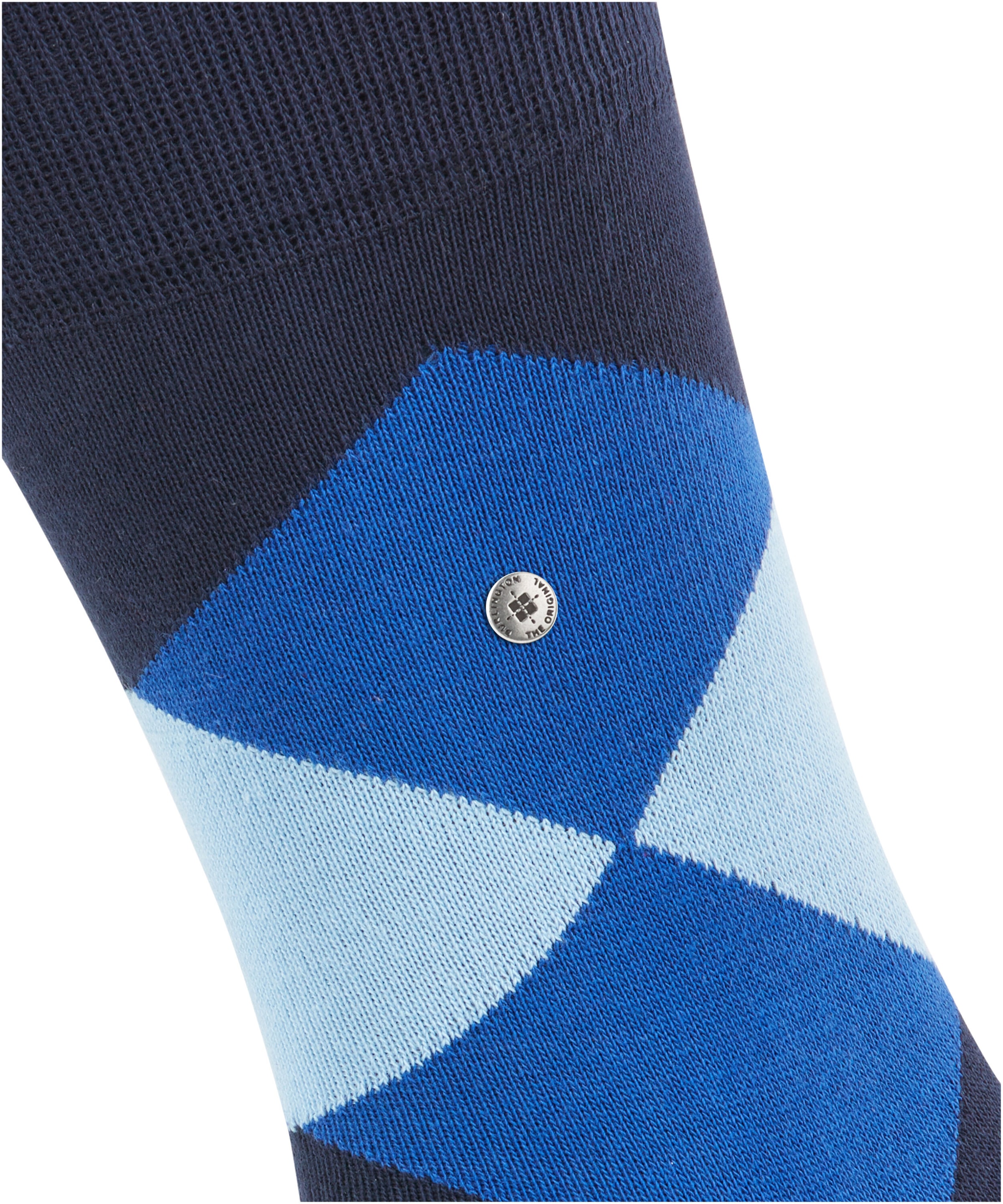 Burlington Socken »Clyde« Einheitsgröße 40-46, modernes Argyle-Muster, Burlington-Clip