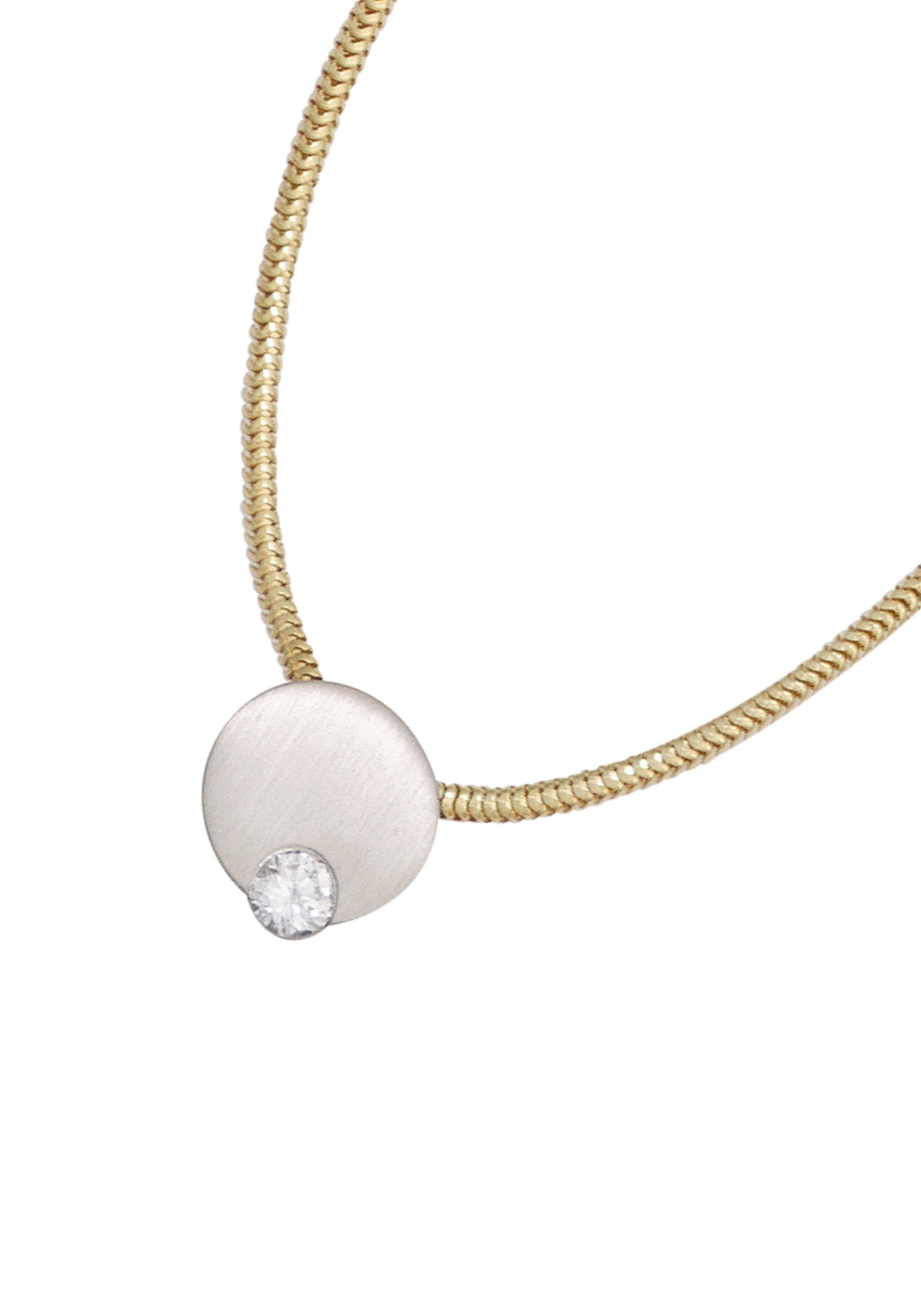 JOBO Runder Anhänger »Kleiner Platinanhänger 10 mm« ()