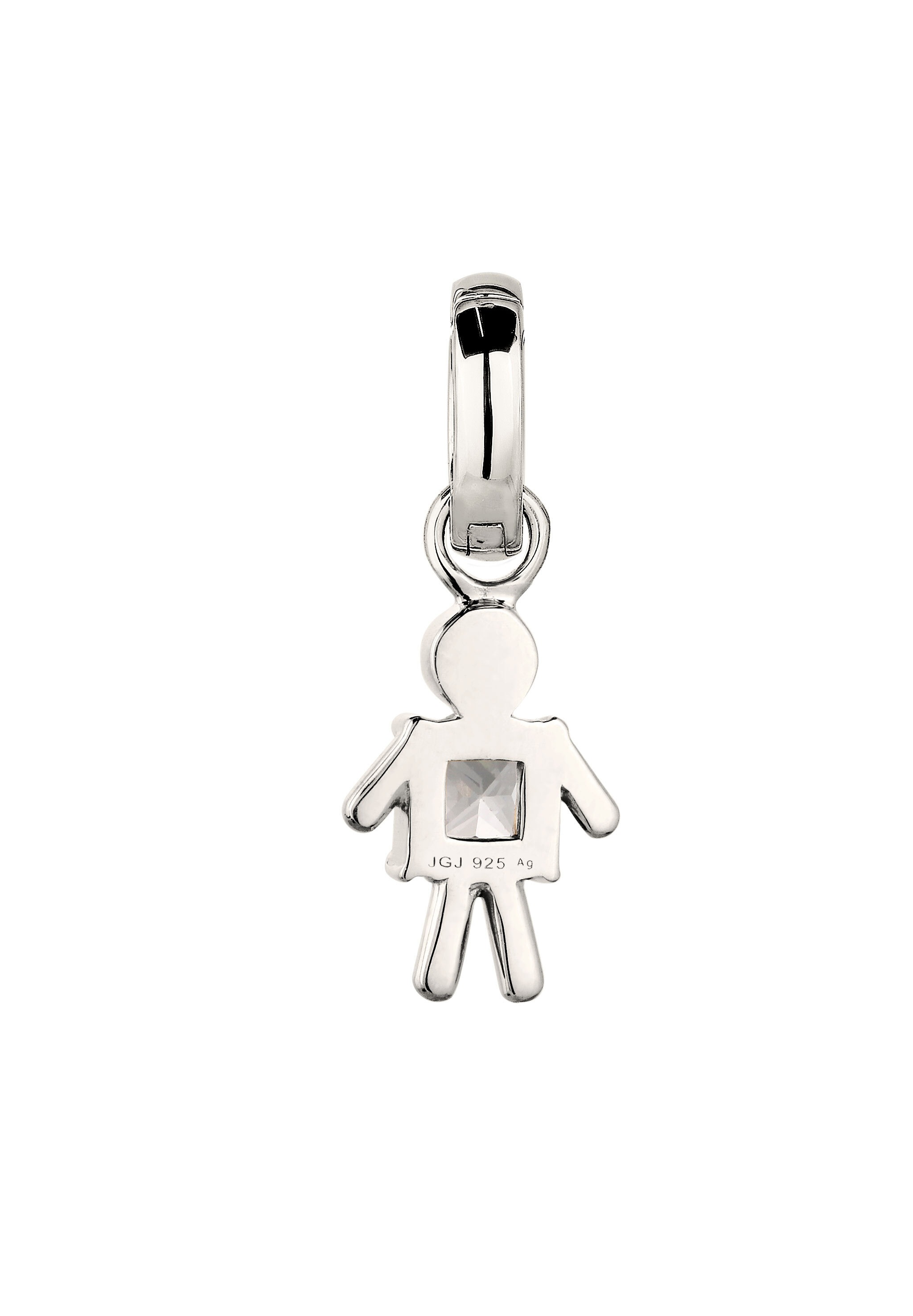 Elli »Charm Kind Zirkonia Weiß Rosa 925 Sterling Silber«
