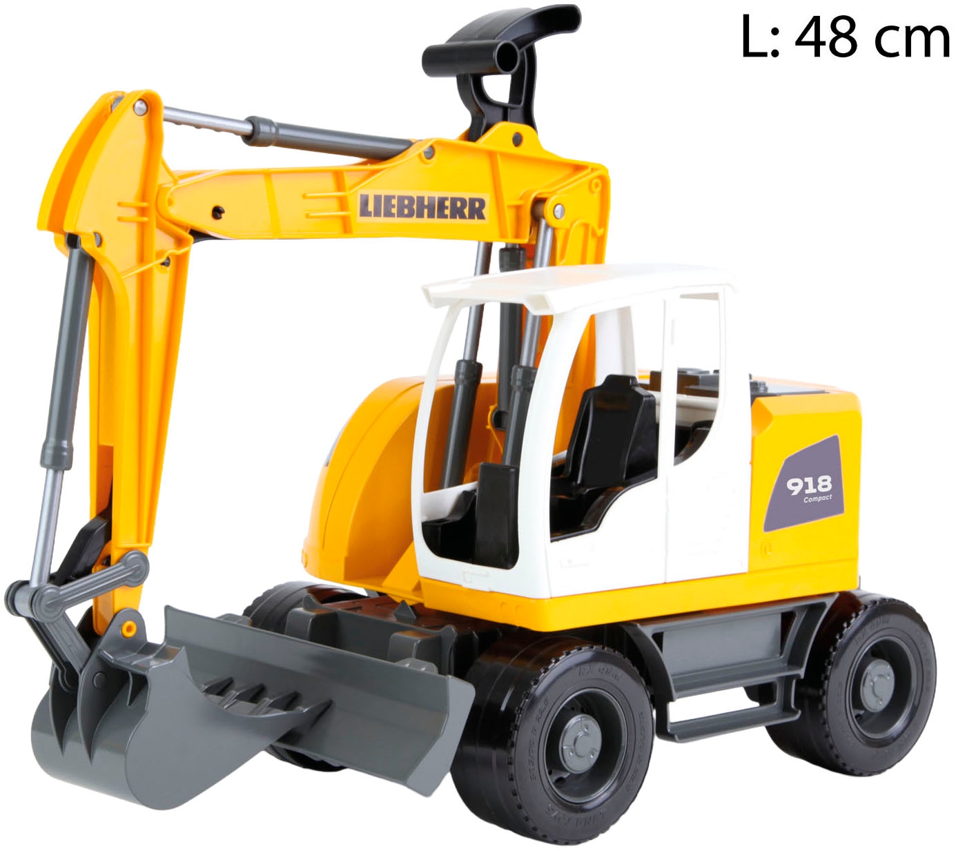 Lena® Spielzeug-Bagger »Worxx, Liebherr Compact A918 Litronic« Made in Europe