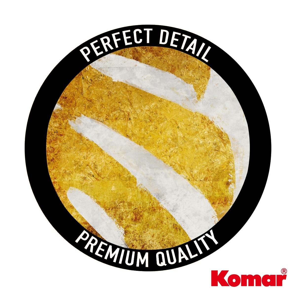 Komar Fototapete »Vlies Fototapete - Golden Monstera - Größe 300 x 250 cm« Motiv | bedruckt glatt