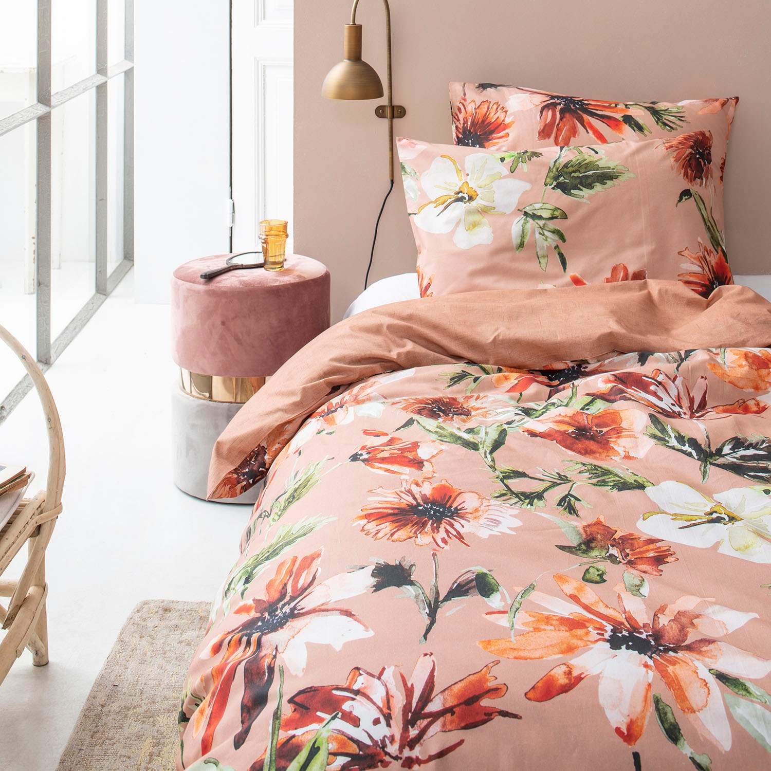 Cinderella Wendebettwäsche "Cleo" 2 Stk. tlg. mit floralem Print günstig online kaufen