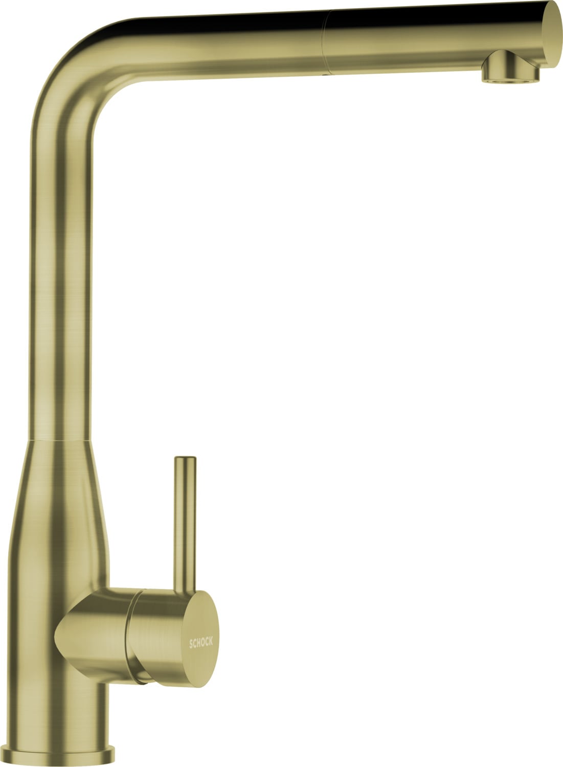 Küchenarmatur SCHOCK, B:20,5cm H:32,5cm Ø:5cm, weiß, Edelstahl, Armaturen, "Keto", Hochdruck, ausziehbarer Auslauf, Rückflussverhinderer