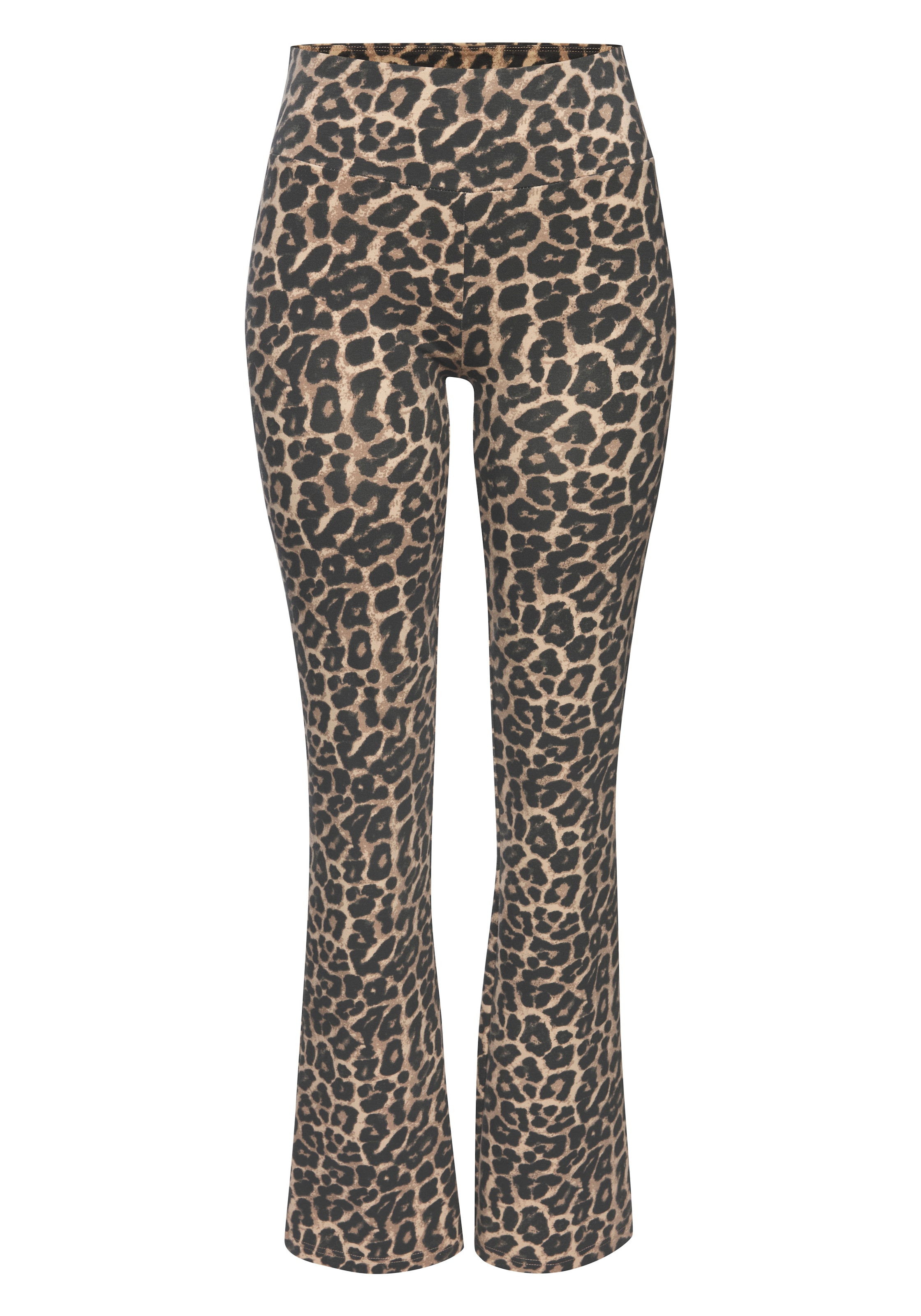 Buffalo Leggings  Flared Leggings im Leo Print