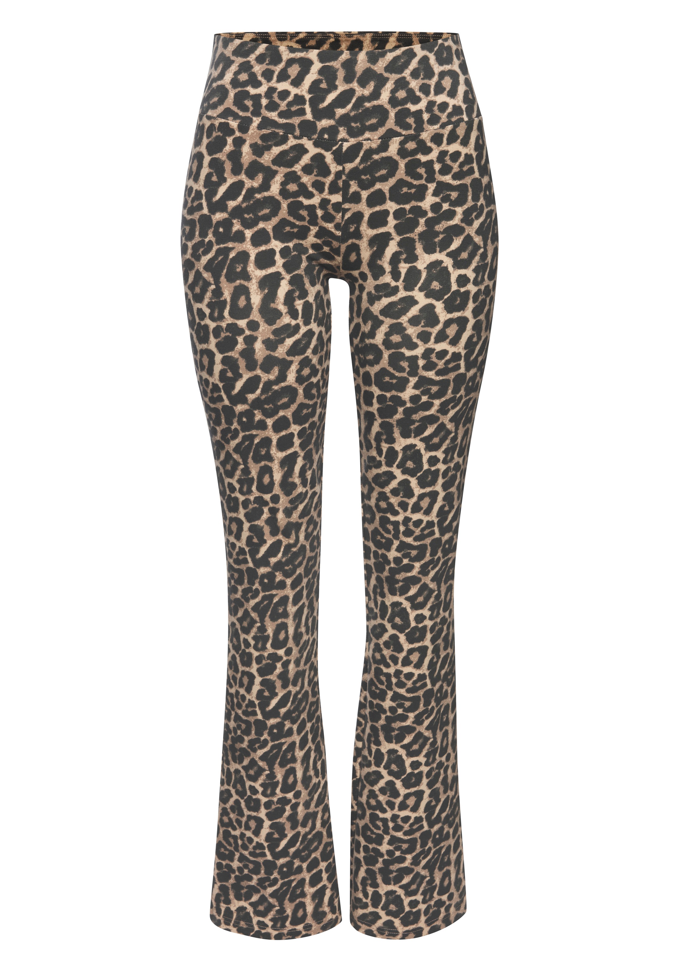 Buffalo Leggings Flared Leggings im Leo Print günstig online kaufen