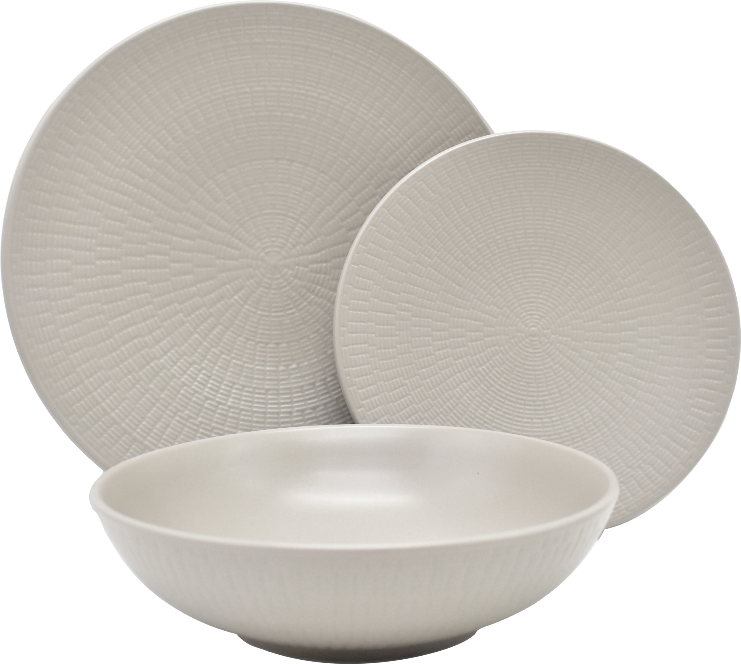ECHTWERK Tafelservice »Blanka Nature Design«, (Set, 12 tlg.), mit Struktur