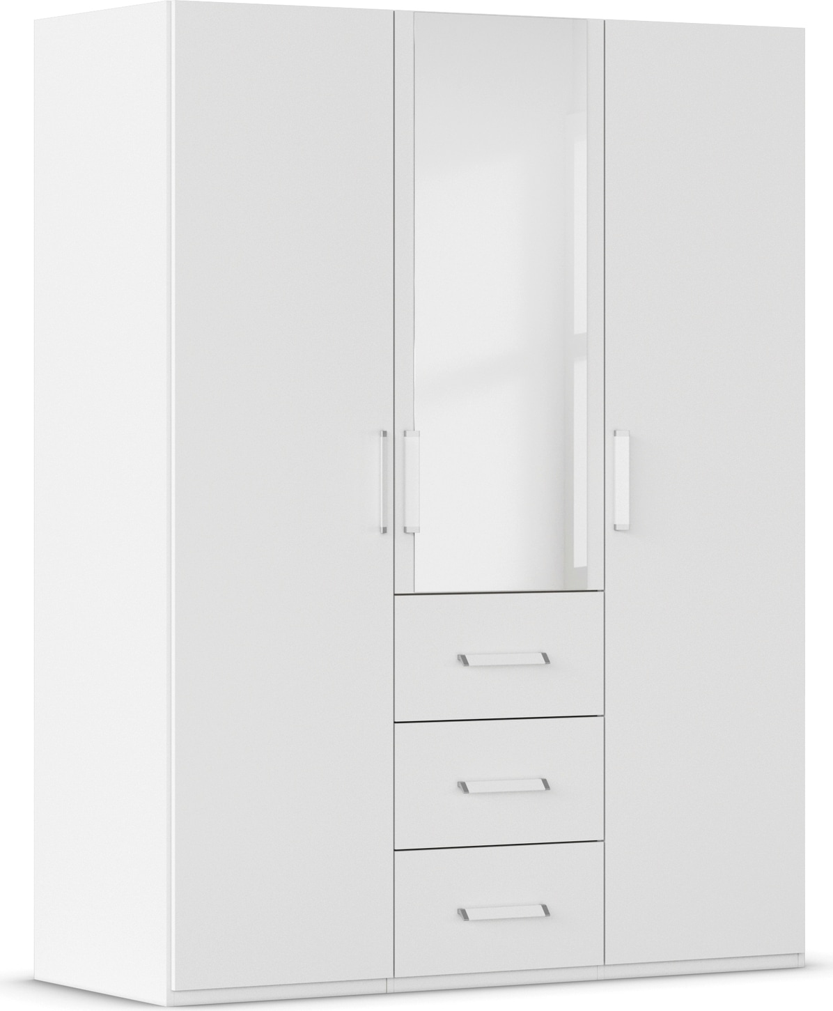 rauch Drehtürenschrank "Kleiderschrank Schrank Garderobe Schlafzimmerschrank EVELYN" in 2 Höhen 197 oder 210 cm erhältlich, inkl. SOFT-CLOSE-FUNKTION, in elegantem Stil mit Schubladen 3 Breiten und 2 Höhen MADE IN GERMANY
