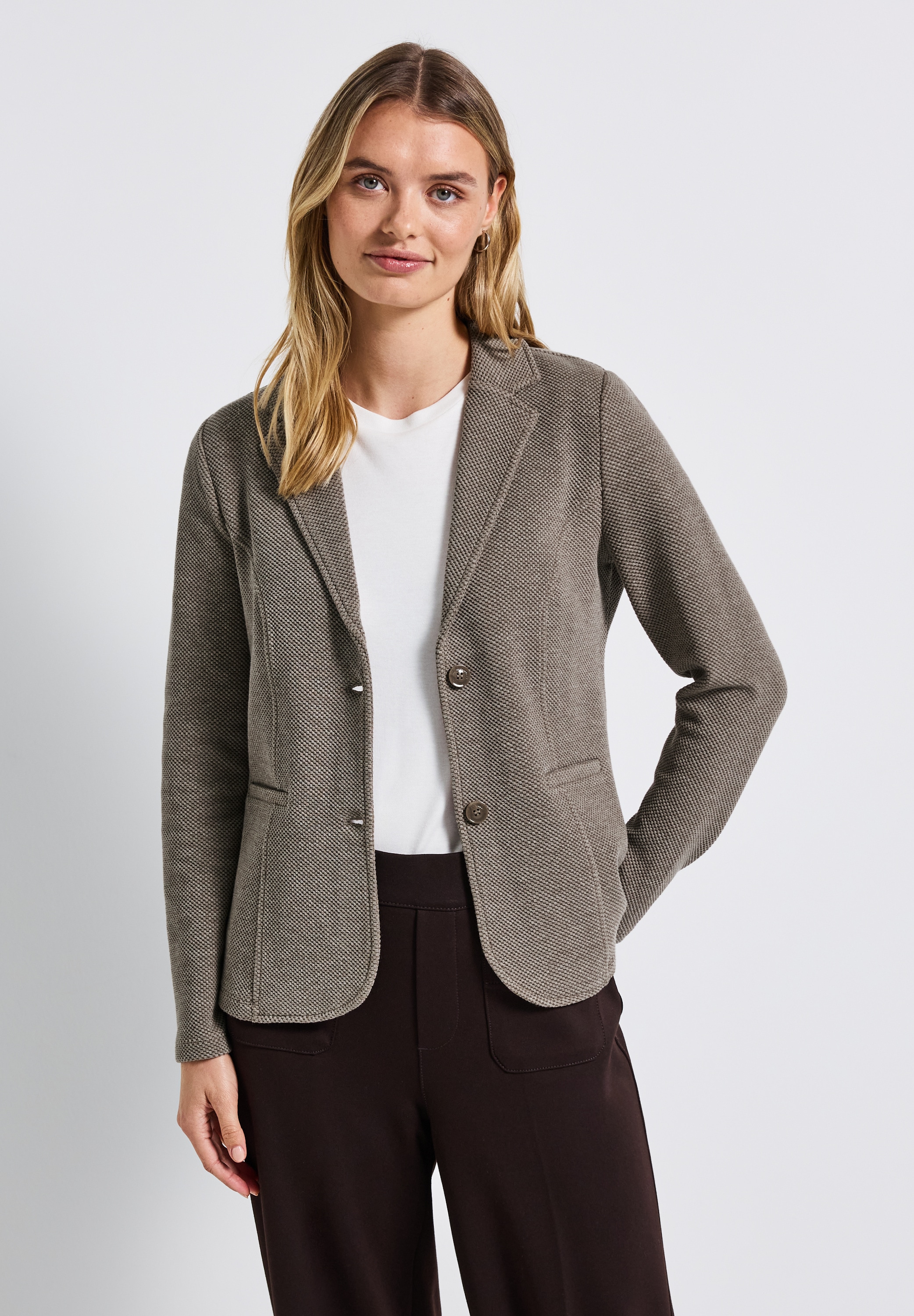 STREET ONE Kurzblazer, aus softem Materialmix günstig online kaufen