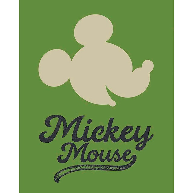 Komar Poster »Mickey Mouse Green Head«, Disney, (1 St.), Kinderzimmer,  Schlafzimmer, Wohnzimmer | BAUR