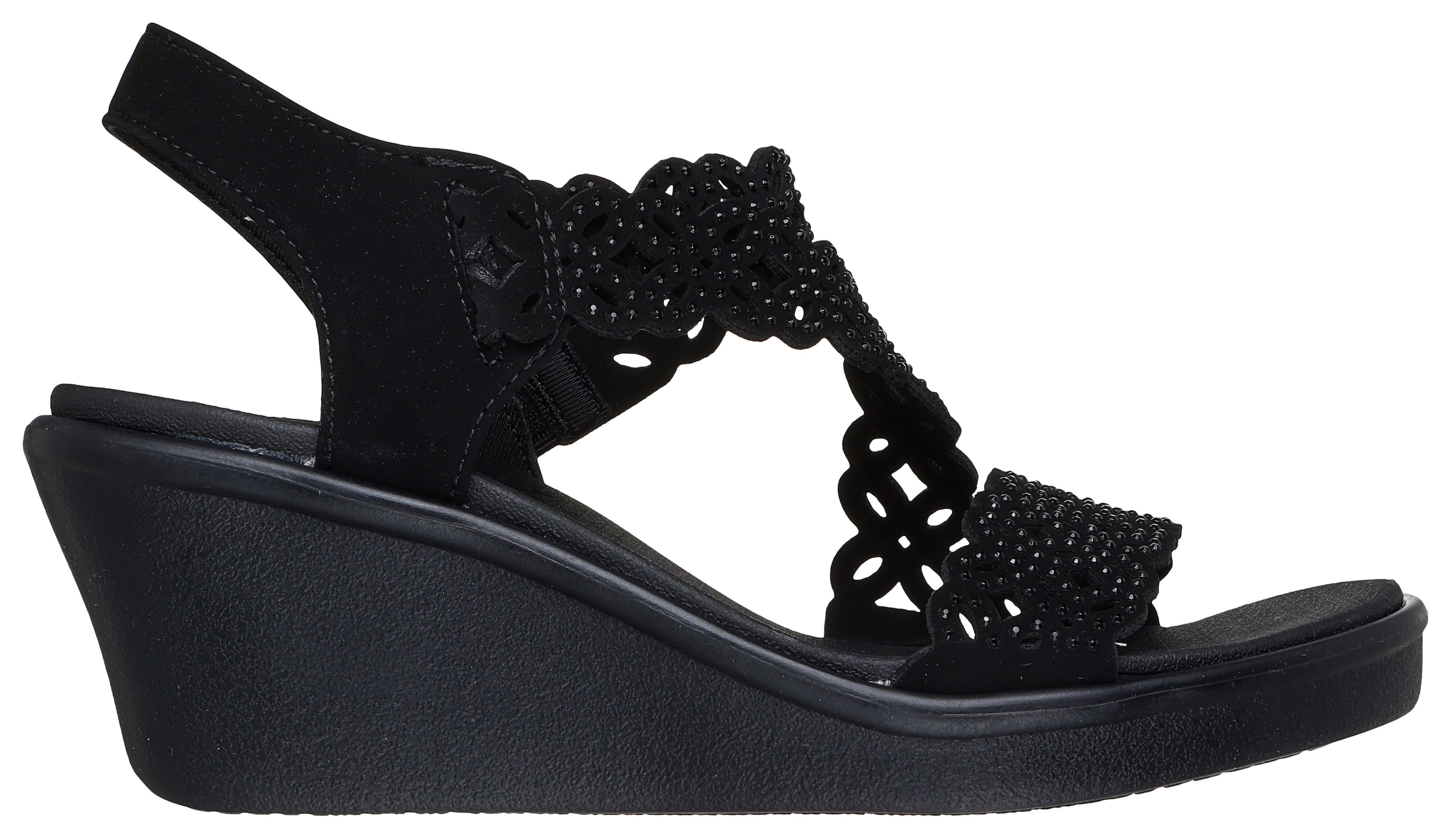 Skechers Keilsandalette »RUMBLE ON-SASSIER DAYZ«, Sandalette, Plateausandale mit Luxe Foam
