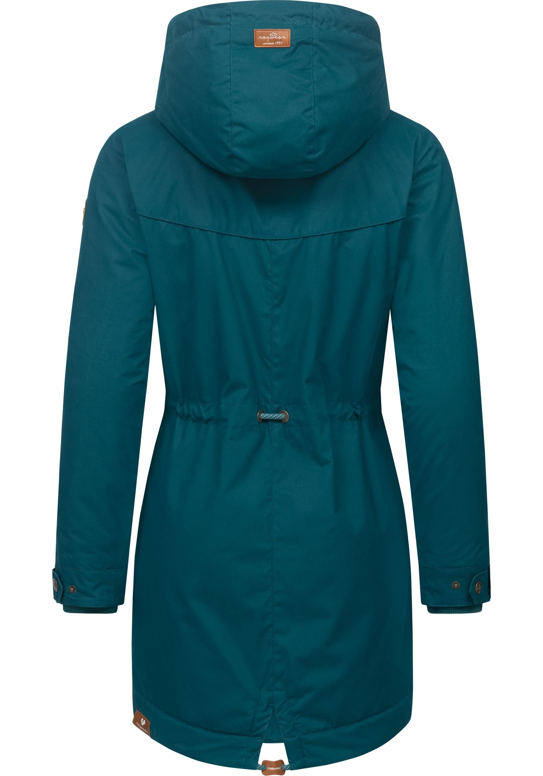 Ragwear Winterjacke »YM-Canny«, mit Kapuze, stylischer Damen Kurzmantel Parka mit Kapuze