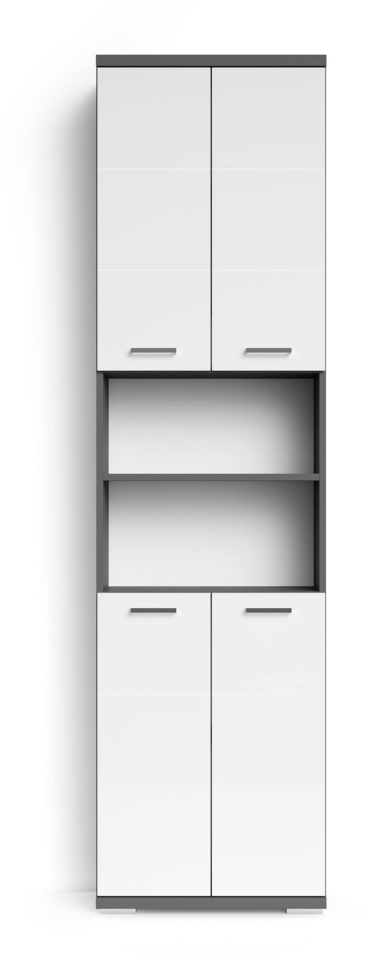 byLIVING Hochschrank "Nebraska", Breite 50 cm, Badezimmerschrank mit Metall günstig online kaufen