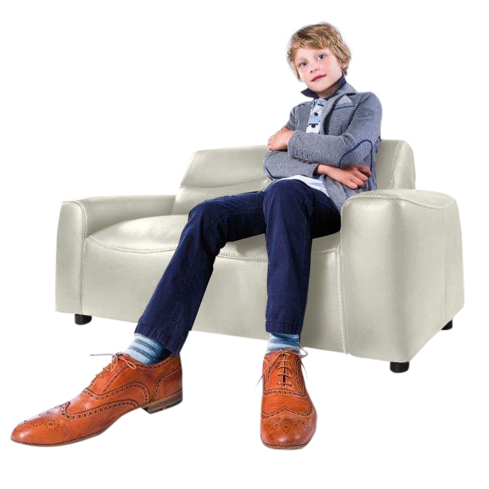 W.SCHILLIG 2-Sitzer »william mini«, Kindersofa im edlen Look, Breite 112 cm