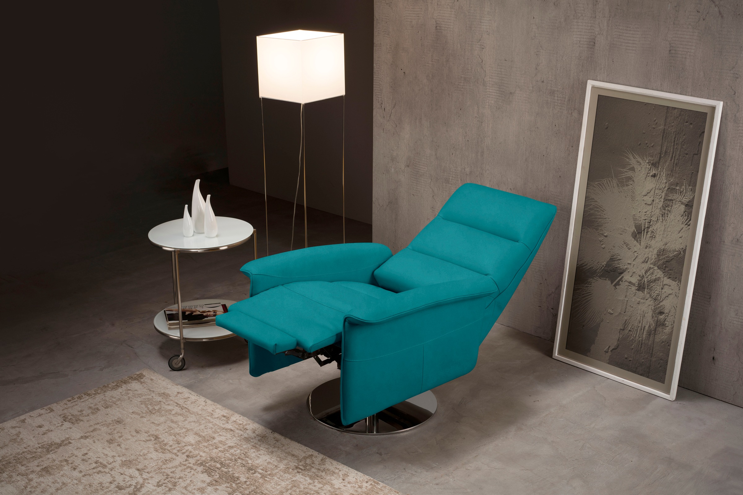 Egoitaliano Sessel "Kelly Designsessel" drehbar, manuelle Relaxfunktion mit günstig online kaufen