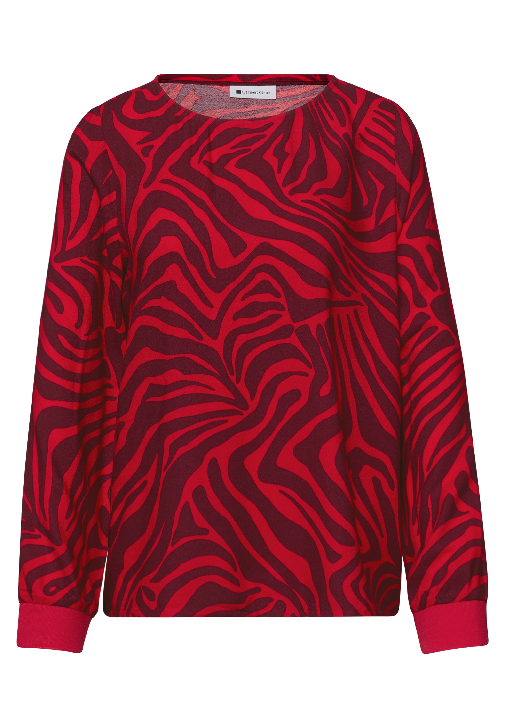 STREET ONE Langarmbluse aus softer Viskose