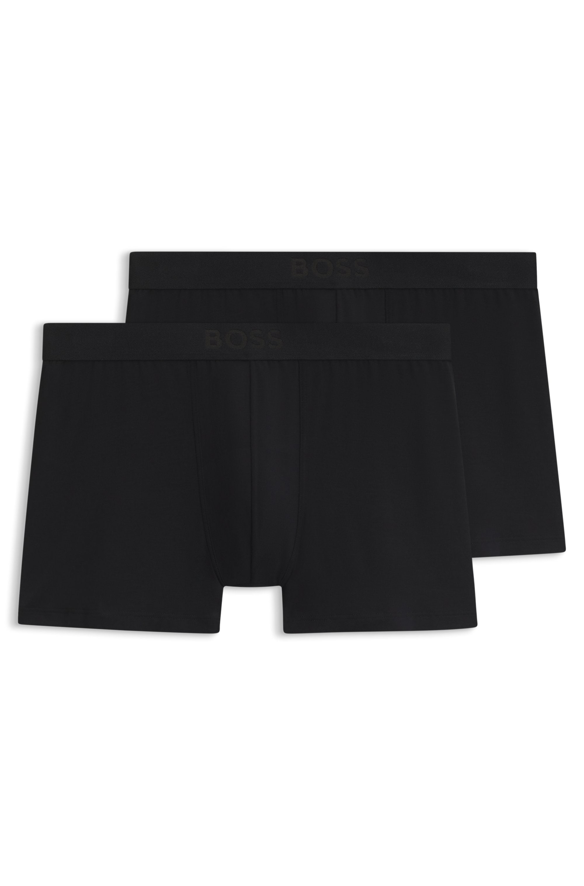 BOSS Boxer »Boxer 2P UltraSoft« Packung, 2 Stk. mit tonalem BOSS Logo-Elastikbund