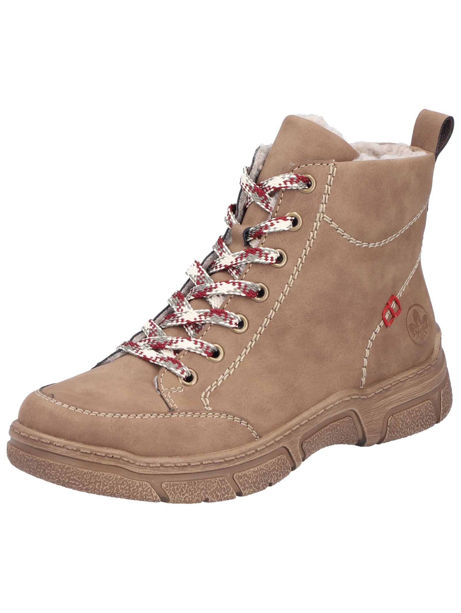 Rieker Schnürstiefelette "Rieker Stiefelette Lederimitat" günstig online kaufen